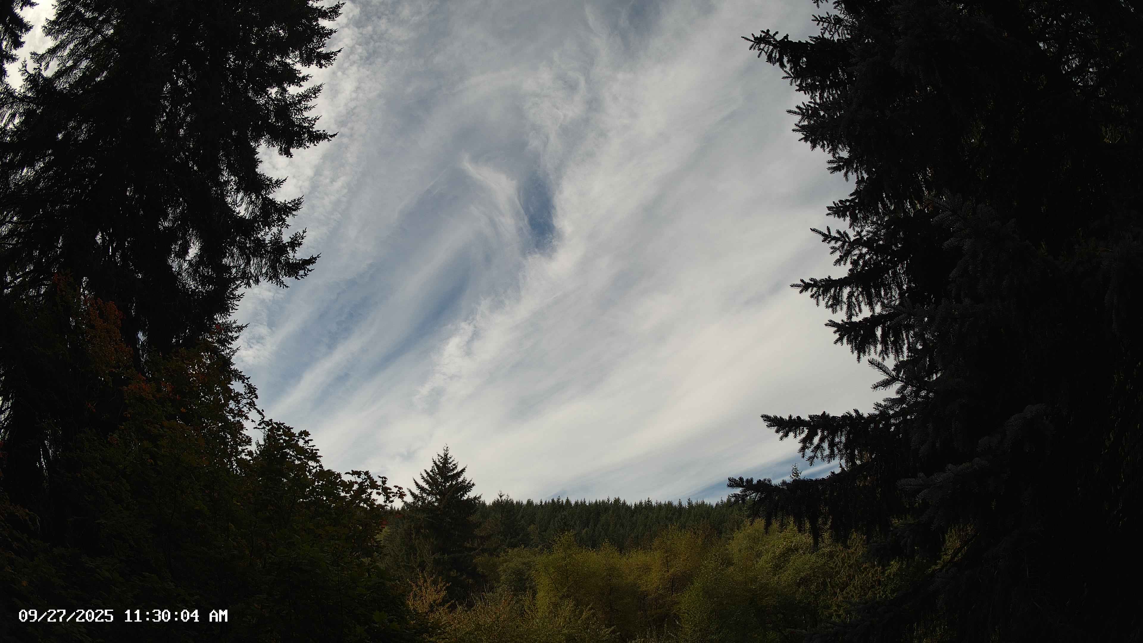 Pacific Northwest skyline timelapse on Sep 27, 2025 at 11:30 AM