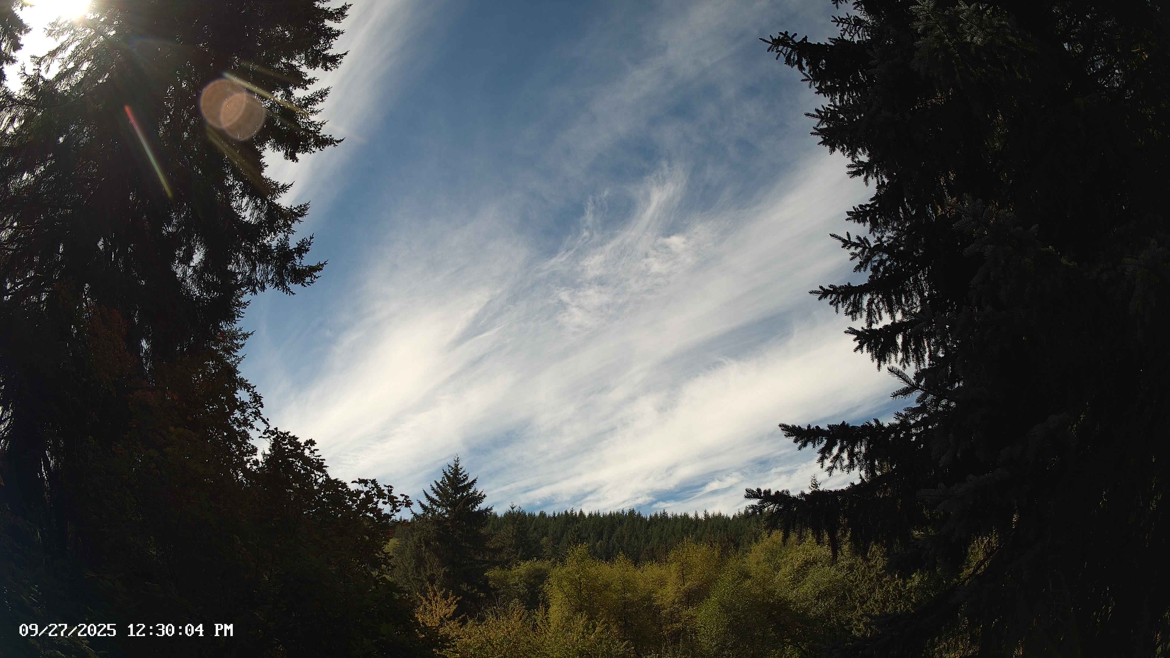 Pacific Northwest skyline timelapse on Sep 27, 2025 at 12:30 PM