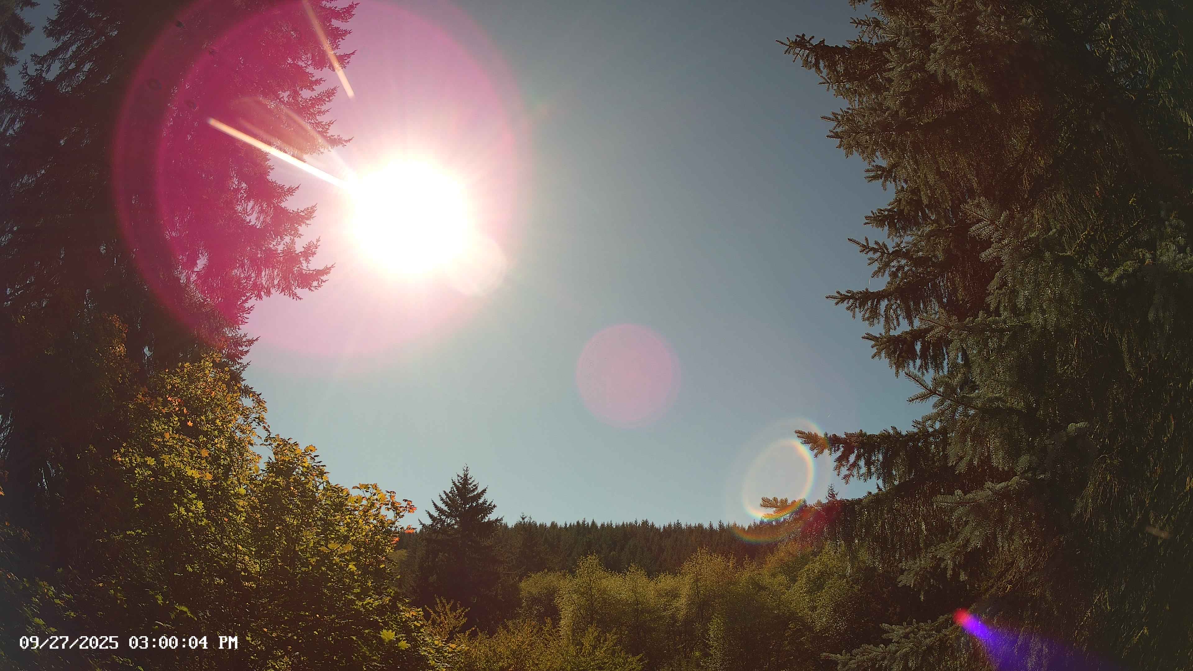 Pacific Northwest skyline timelapse on Sep 27, 2025 at 3:00 PM