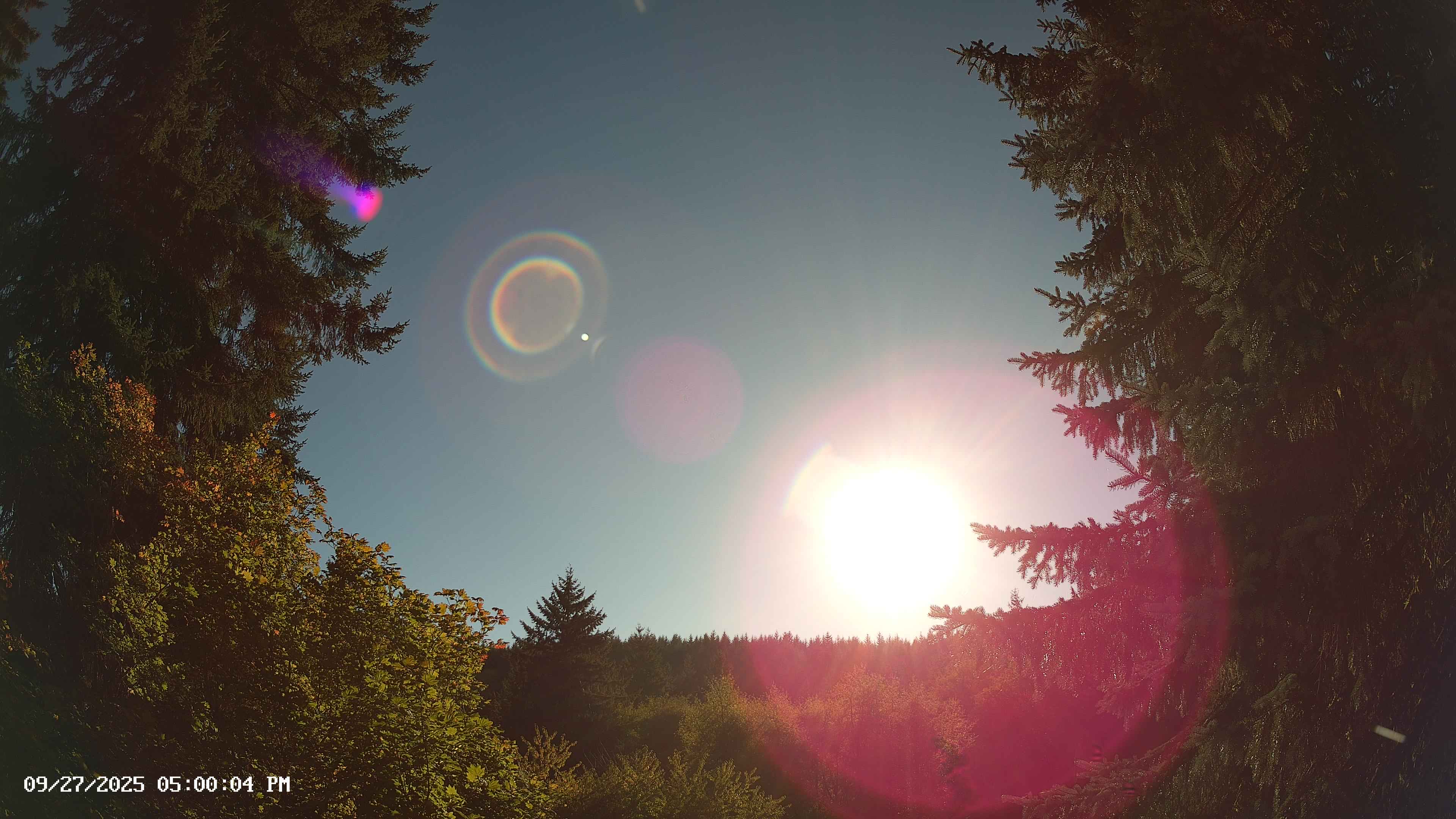 Pacific Northwest skyline timelapse on Sep 27, 2025 at 5:00 PM