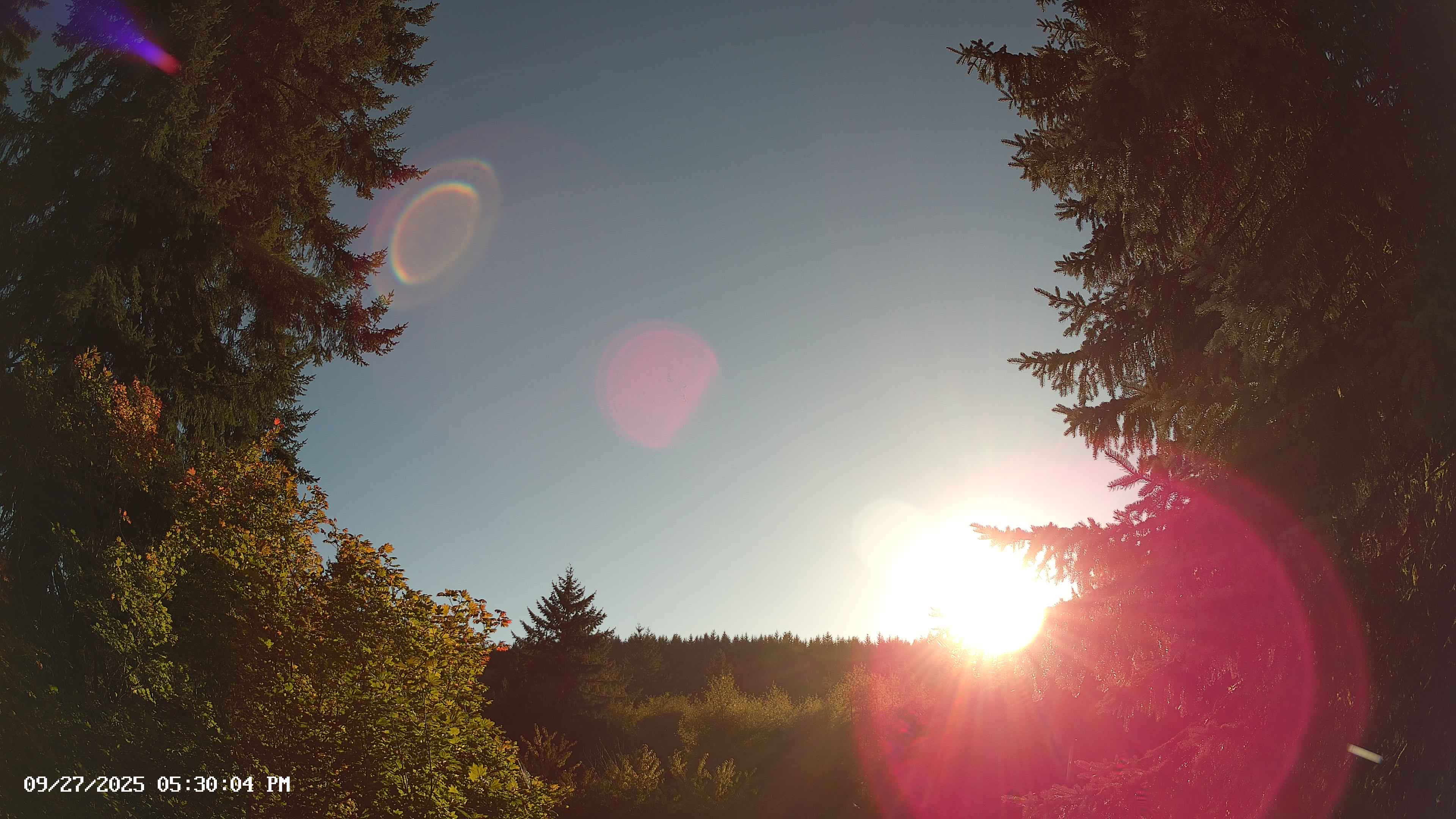 Pacific Northwest skyline timelapse on Sep 27, 2025 at 5:30 PM