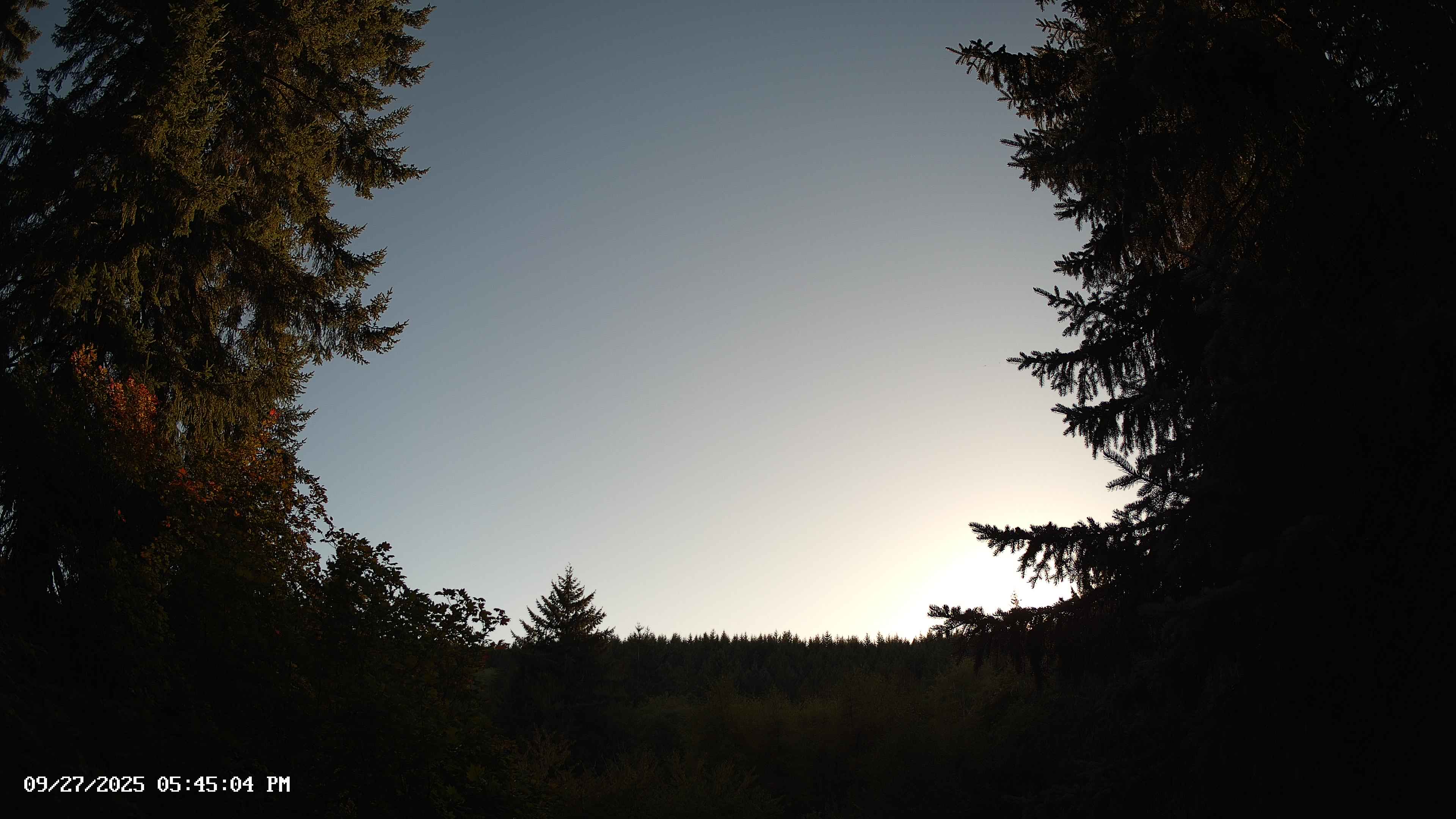 Pacific Northwest skyline timelapse on Sep 27, 2025 at 5:45 PM