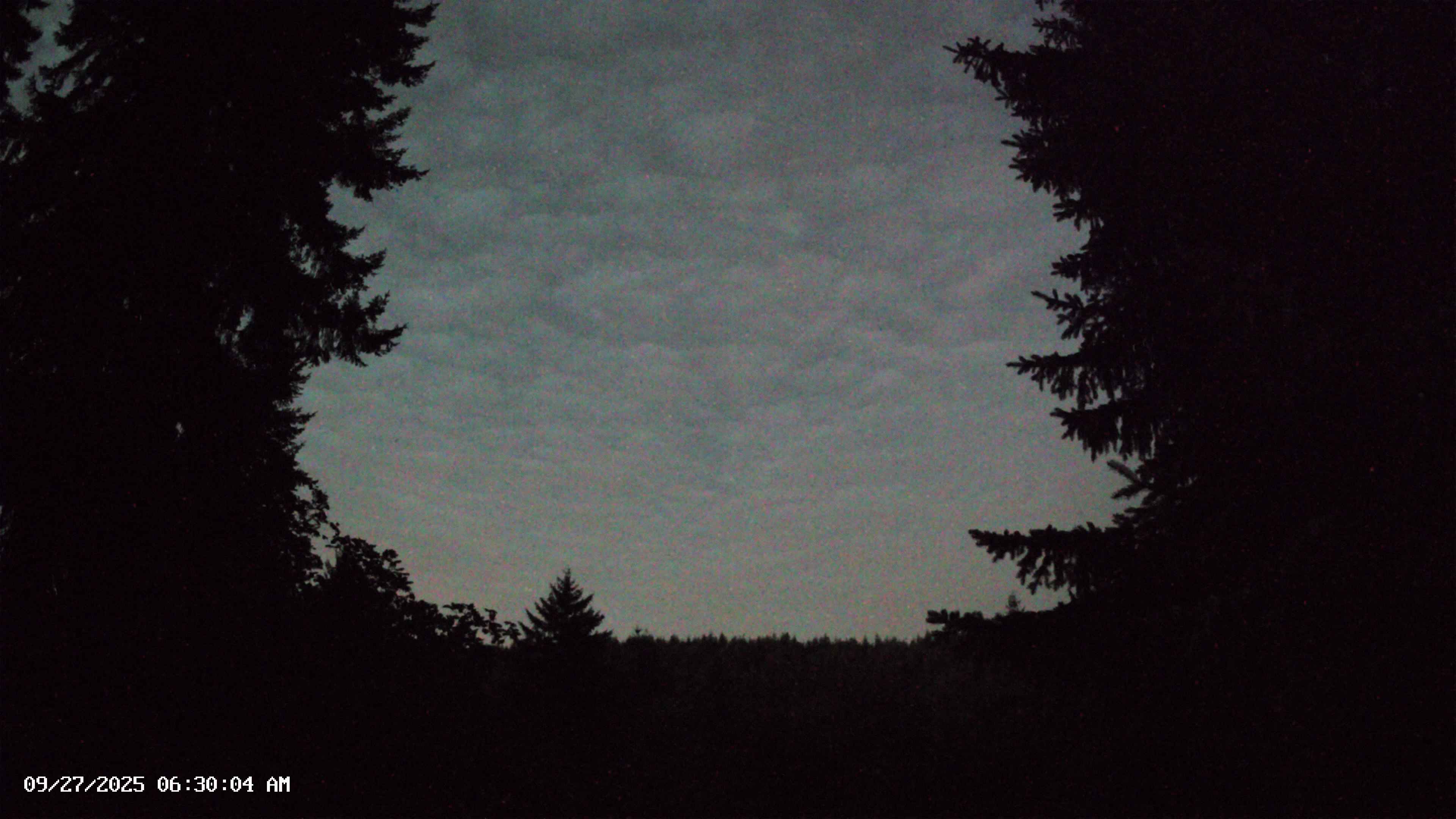Pacific Northwest skyline timelapse on Sep 27, 2025 at 6:30 AM