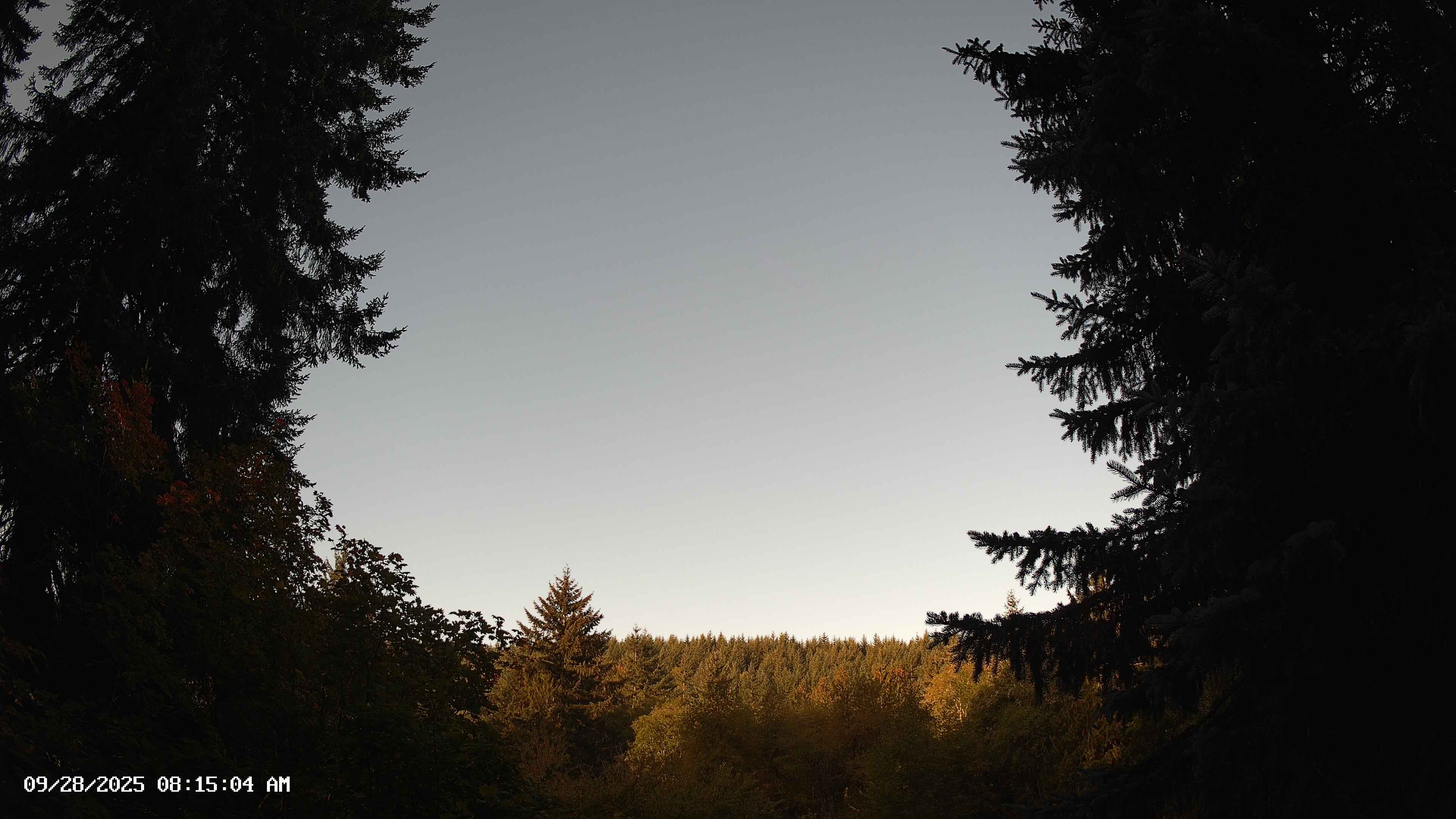 Pacific Northwest skyline timelapse on Sep 28, 2025 at 8:15 AM