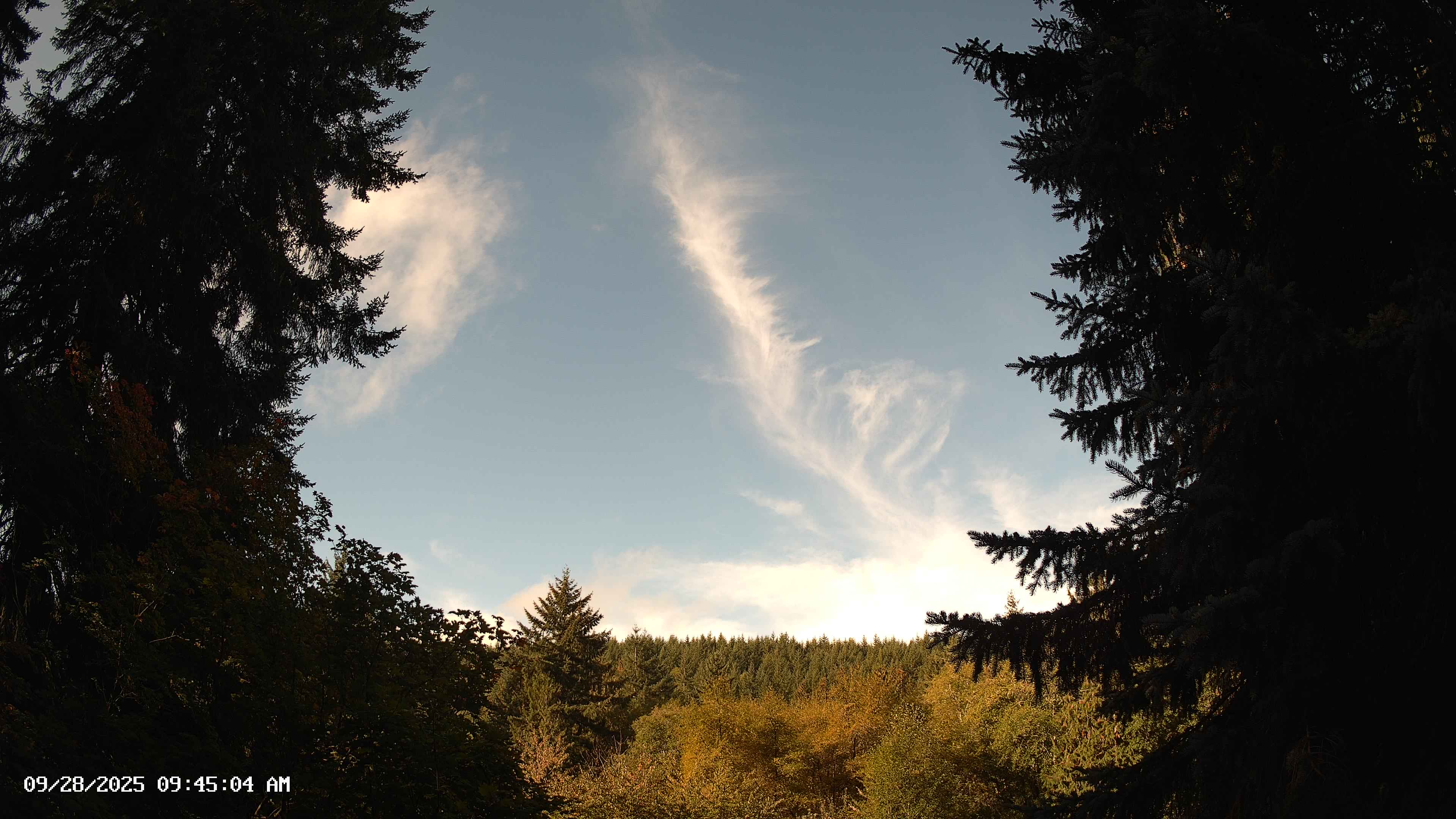 Pacific Northwest skyline timelapse on Sep 28, 2025 at 9:45 AM
