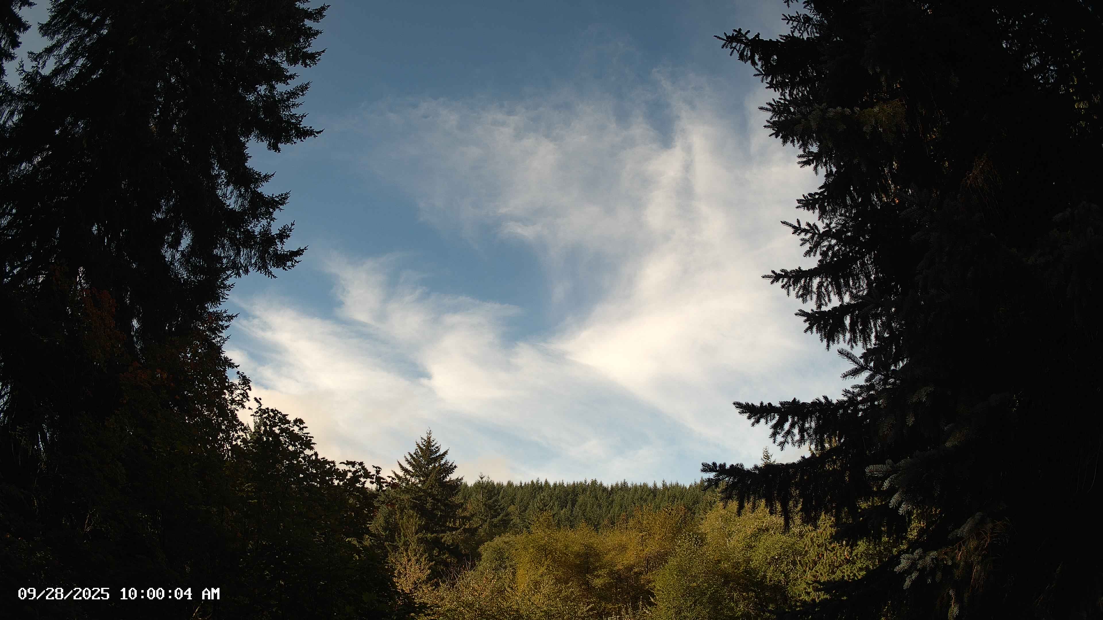 Pacific Northwest skyline timelapse on Sep 28, 2025 at 10:00 AM
