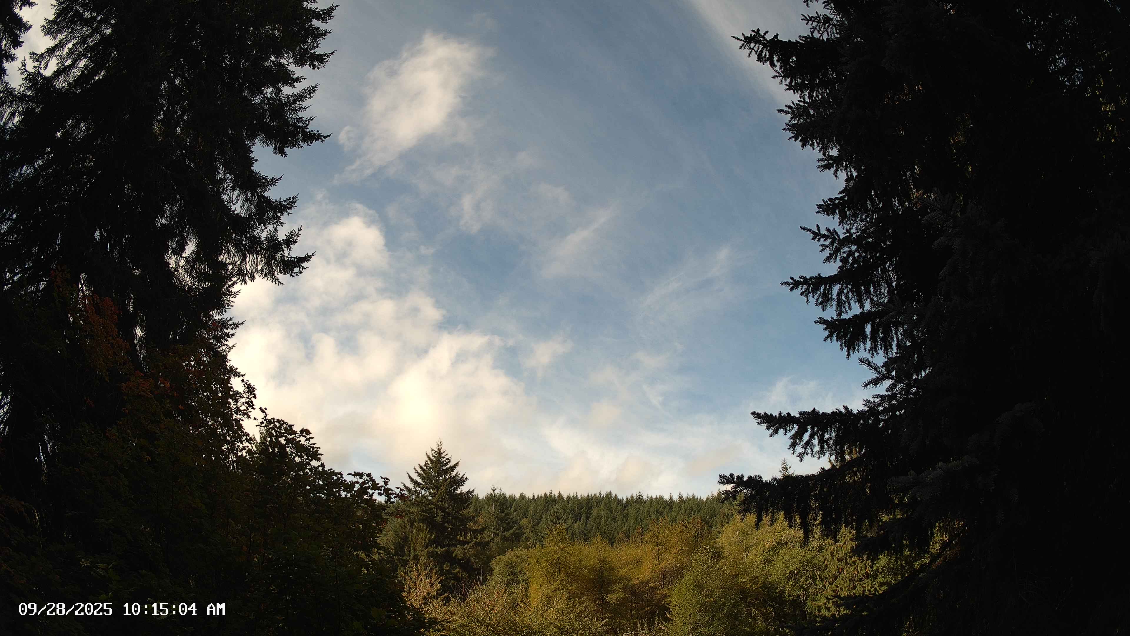 Pacific Northwest skyline timelapse on Sep 28, 2025 at 10:15 AM