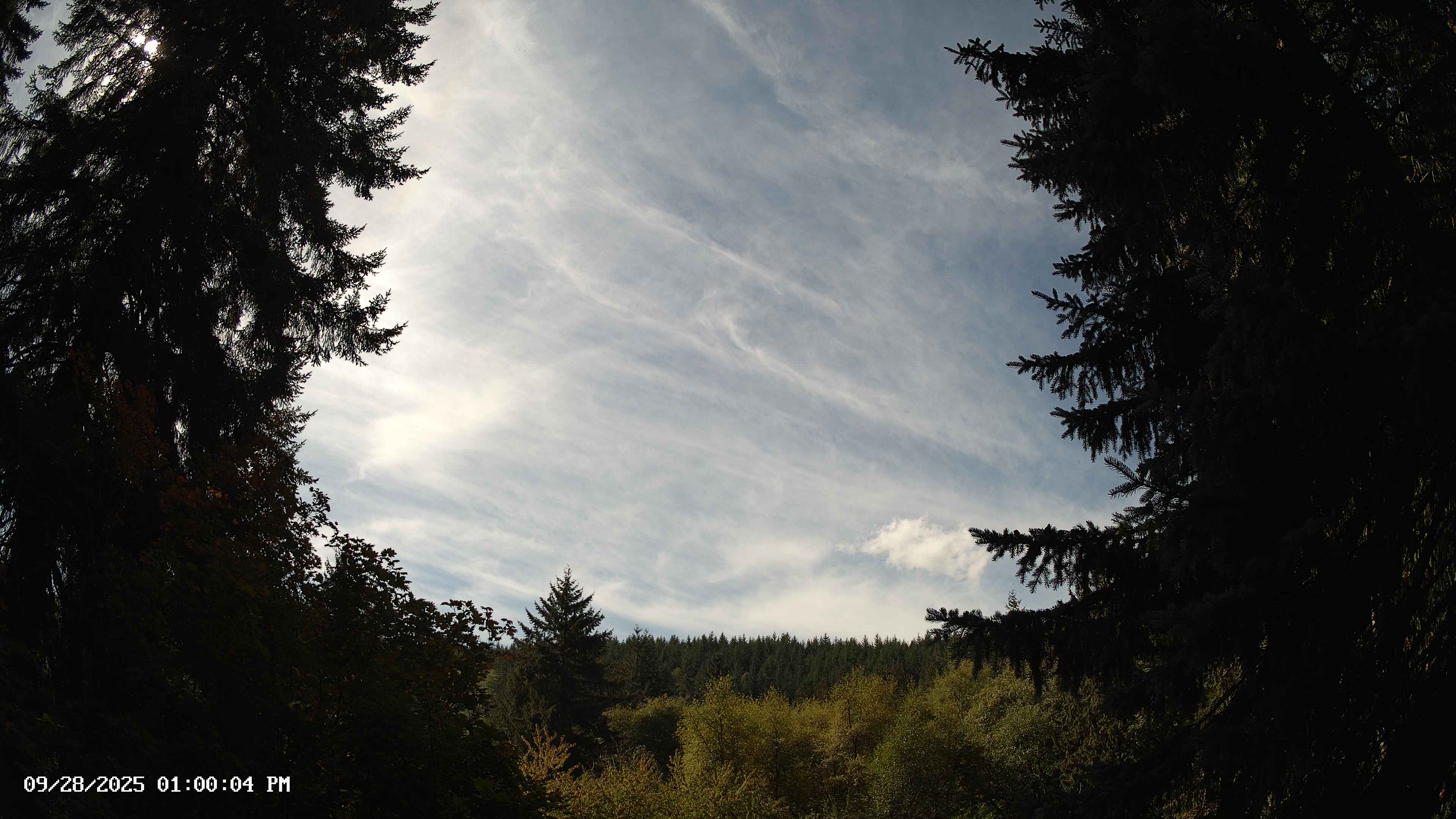 Pacific Northwest skyline timelapse on Sep 28, 2025 at 1:00 PM