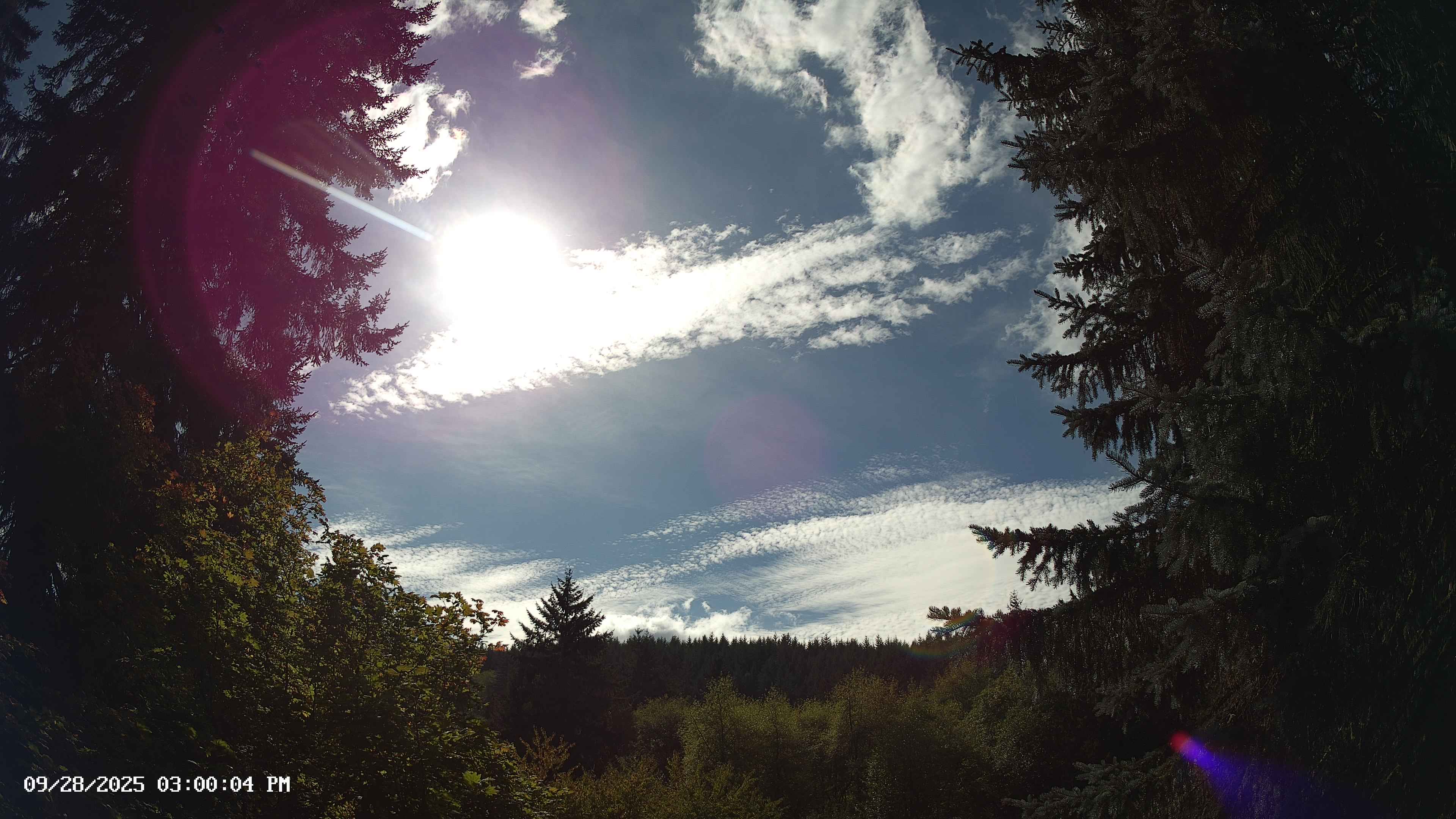 Pacific Northwest skyline timelapse on Sep 28, 2025 at 3:00 PM