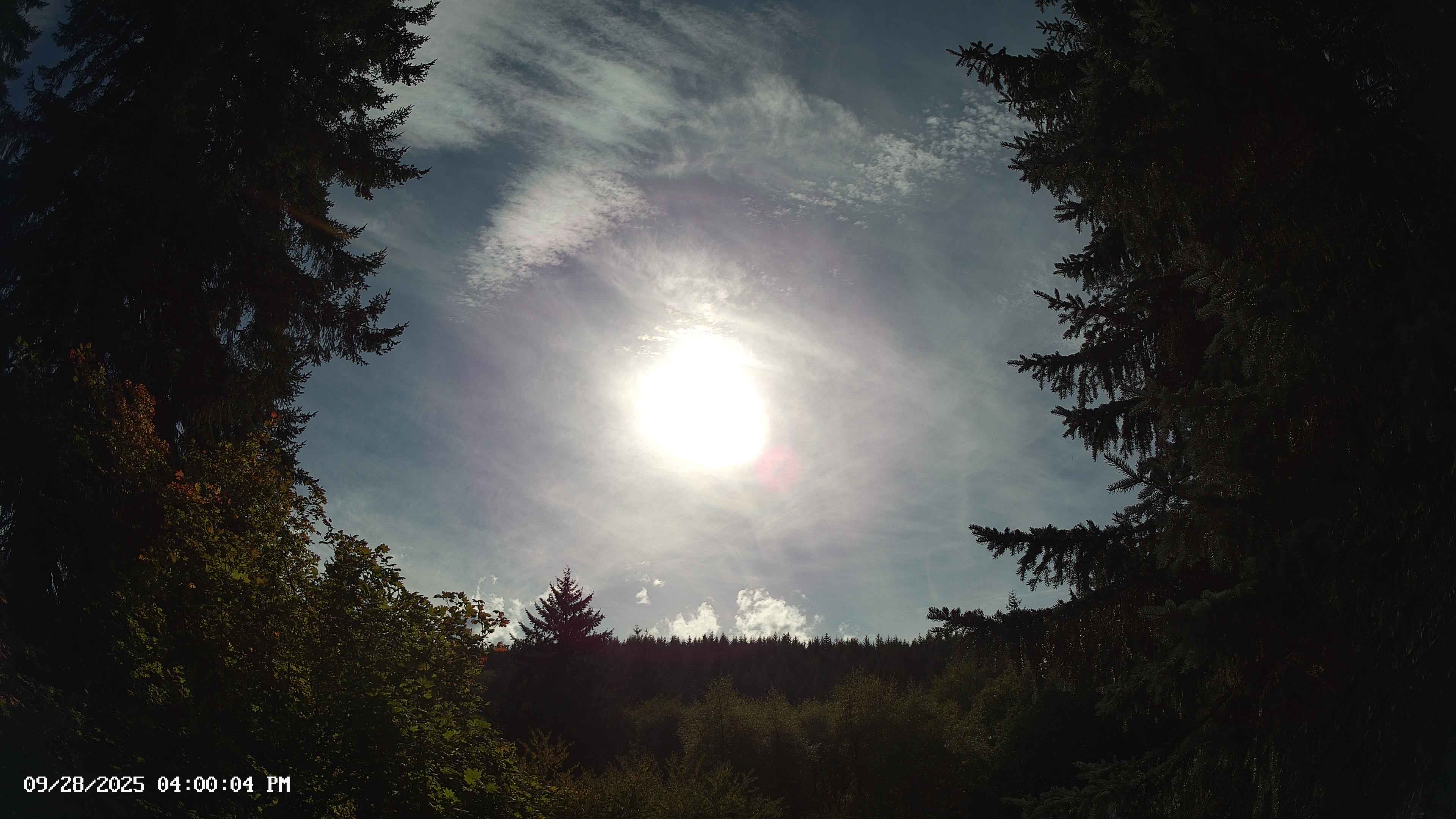 Pacific Northwest skyline timelapse on Sep 28, 2025 at 4:00 PM