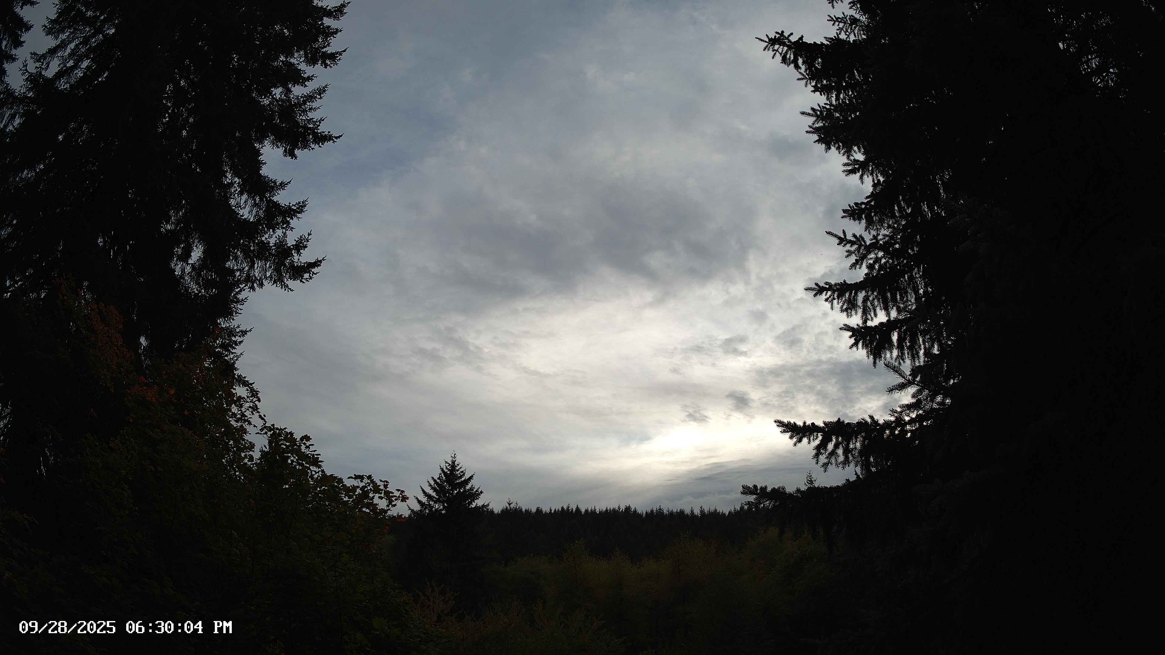 Pacific Northwest skyline timelapse on Sep 28, 2025 at 6:30 PM
