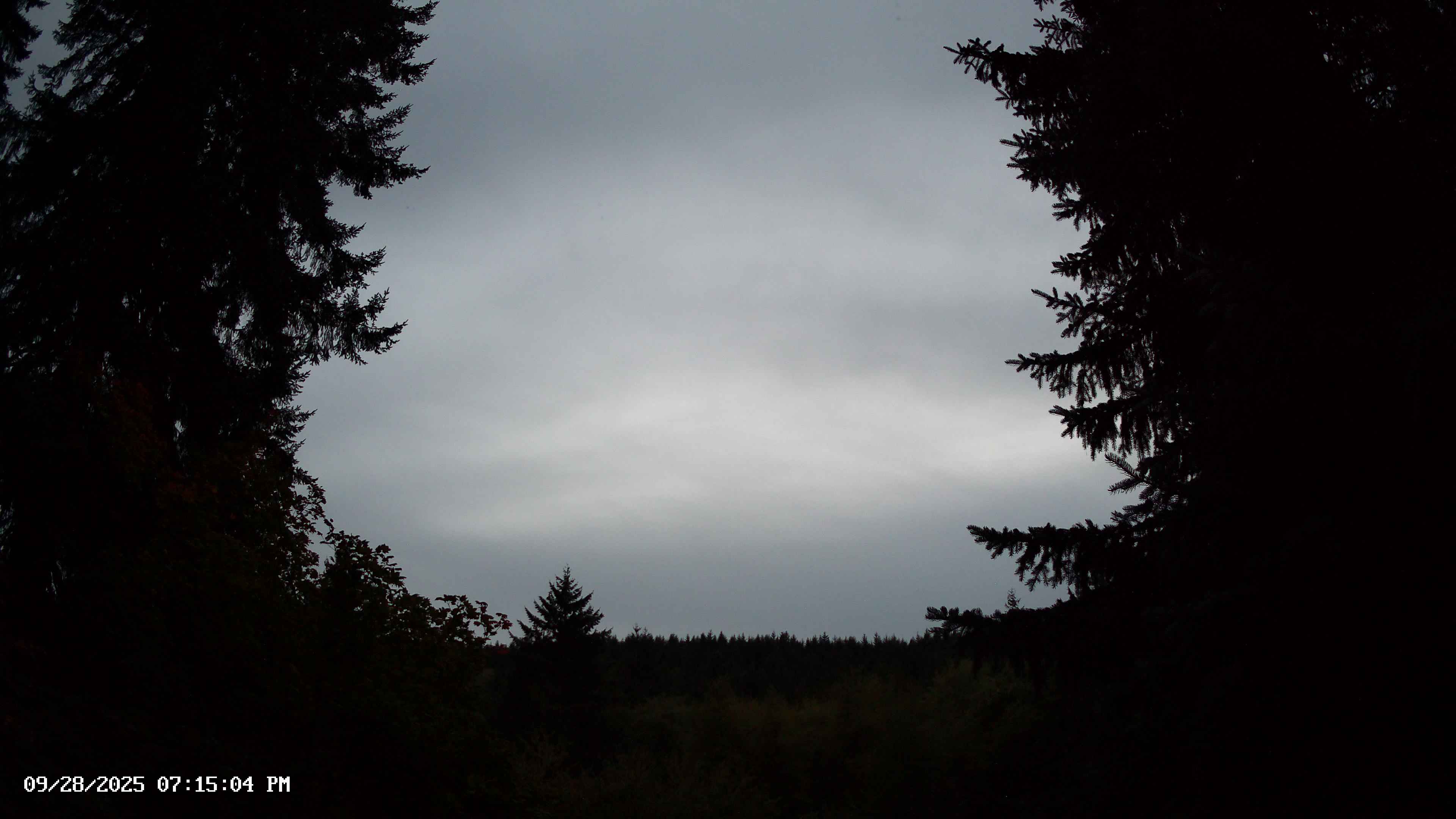 Pacific Northwest skyline timelapse on Sep 28, 2025 at 7:15 PM