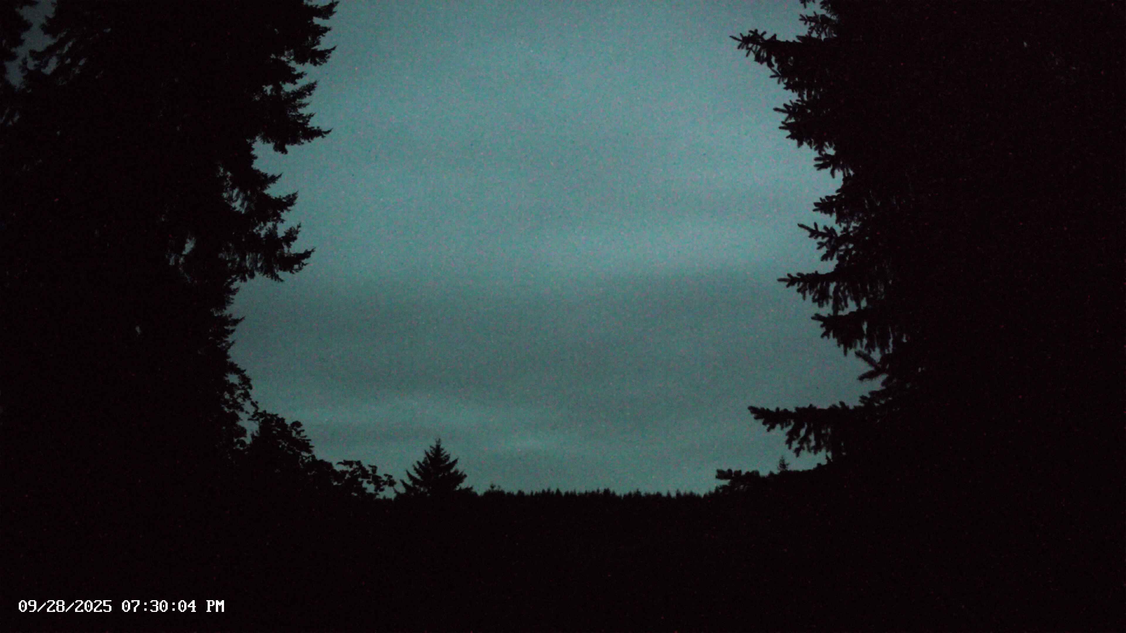 Pacific Northwest skyline timelapse on Sep 28, 2025 at 7:30 PM