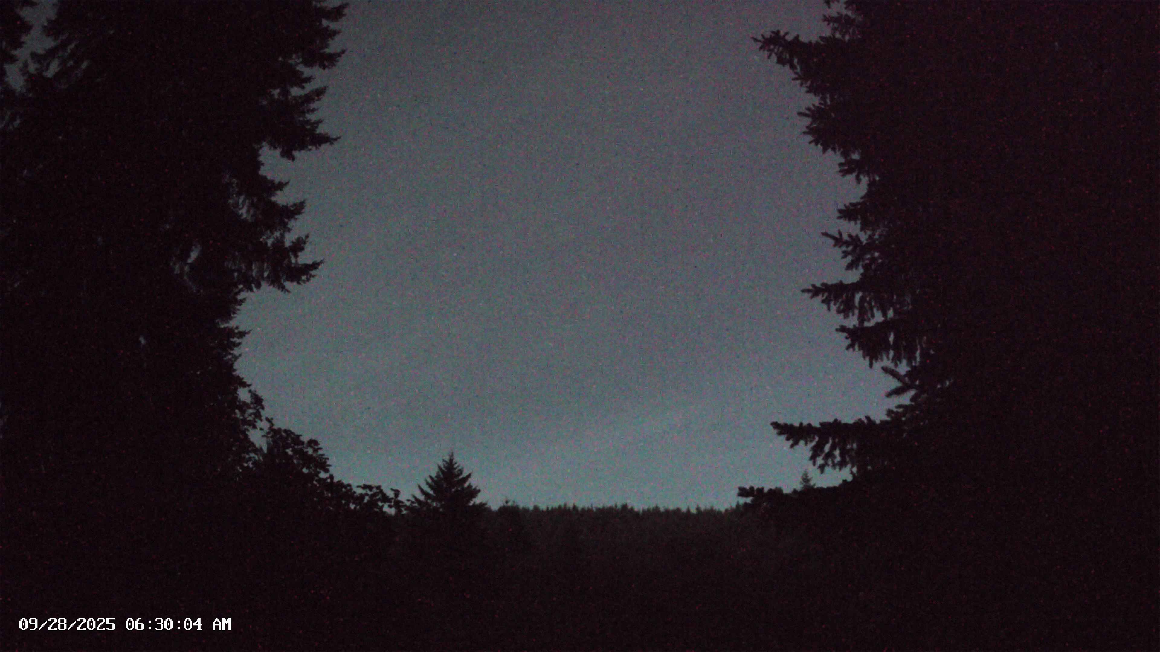 Pacific Northwest skyline timelapse on Sep 28, 2025 at 6:30 AM