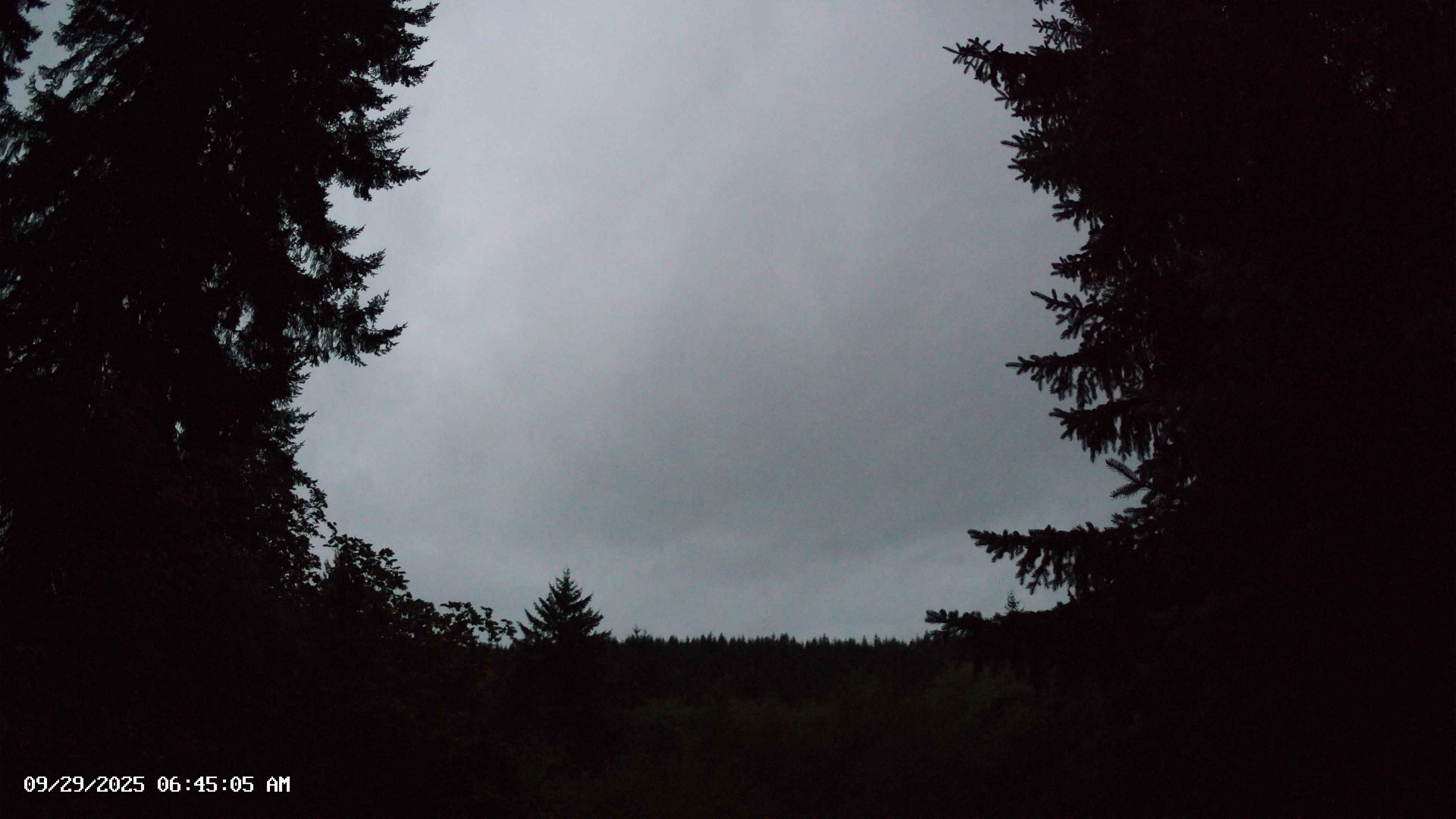 Pacific Northwest skyline timelapse on Sep 29, 2025 at 6:45 AM