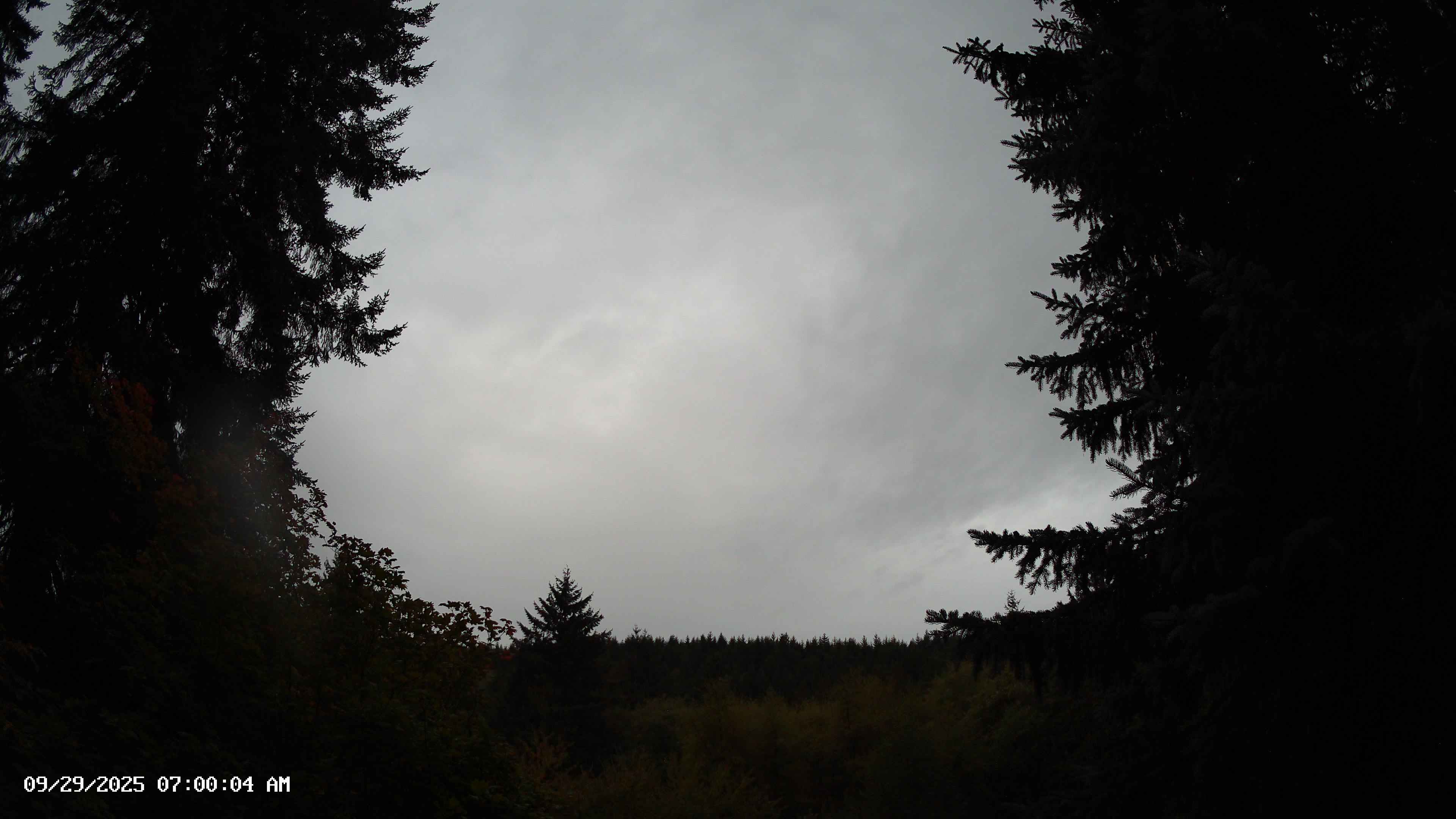 Pacific Northwest skyline timelapse on Sep 29, 2025 at 7:00 AM