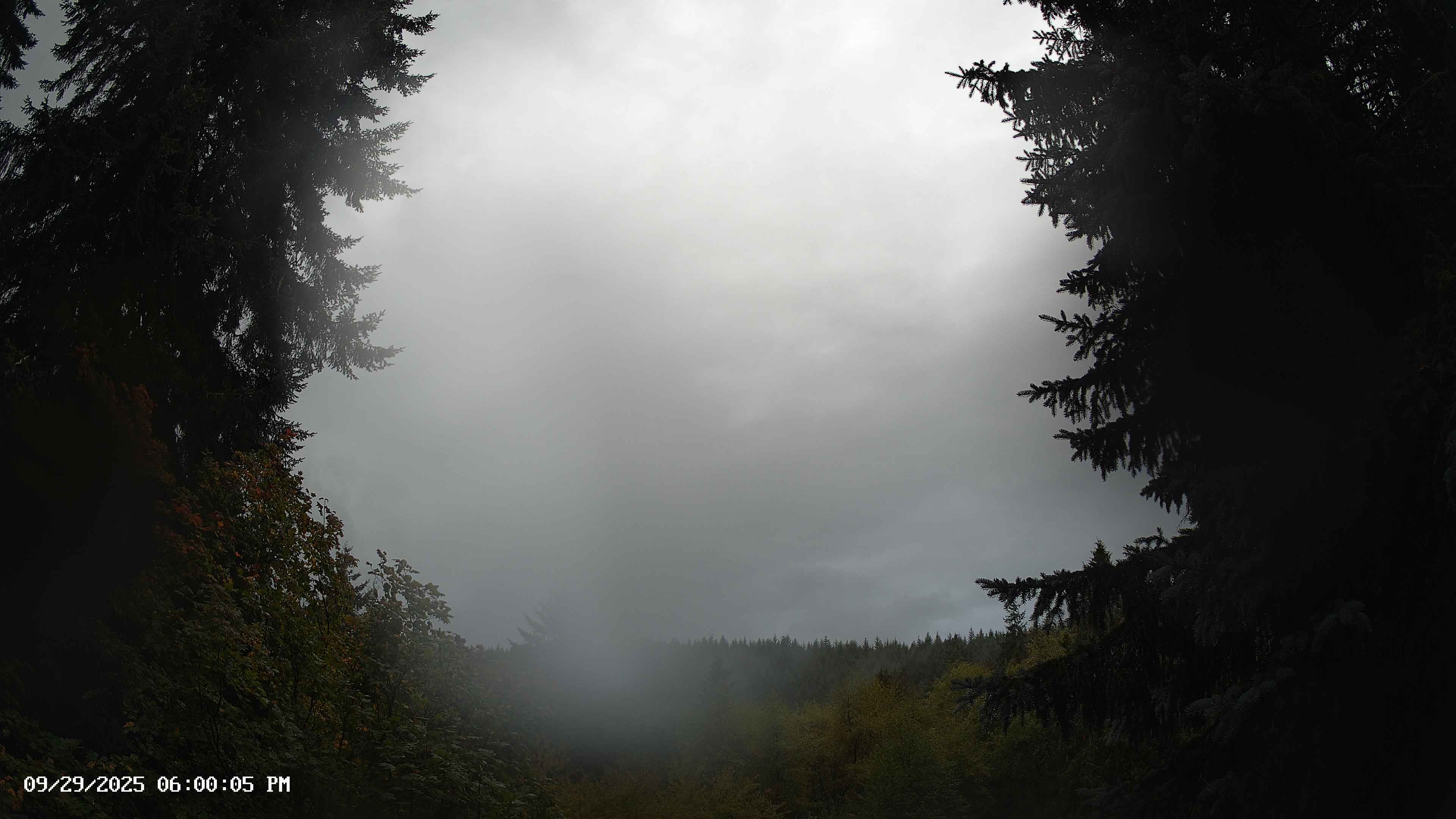 Pacific Northwest skyline timelapse on Sep 29, 2025 at 6:00 PM