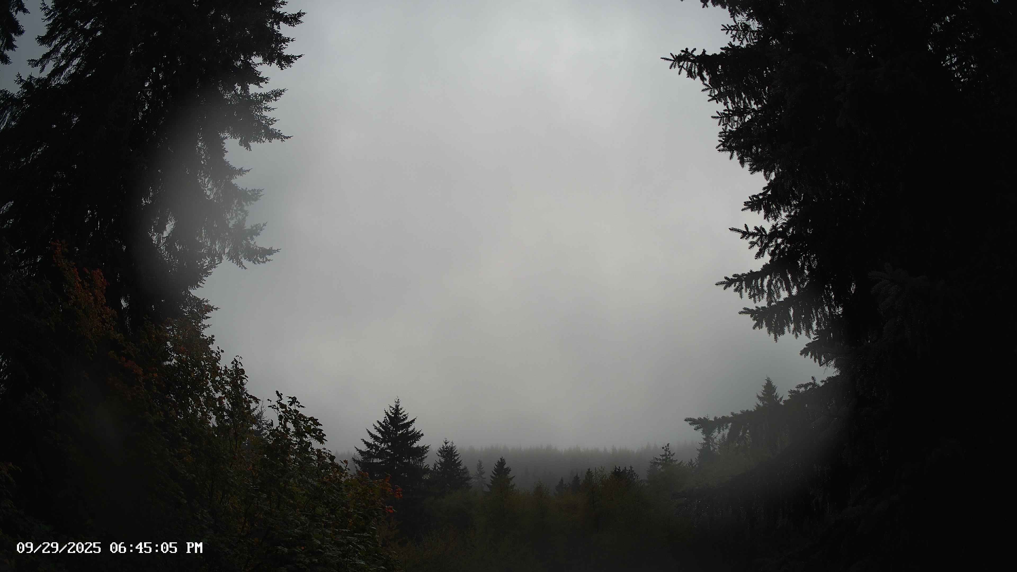 Pacific Northwest skyline timelapse on Sep 29, 2025 at 6:45 PM