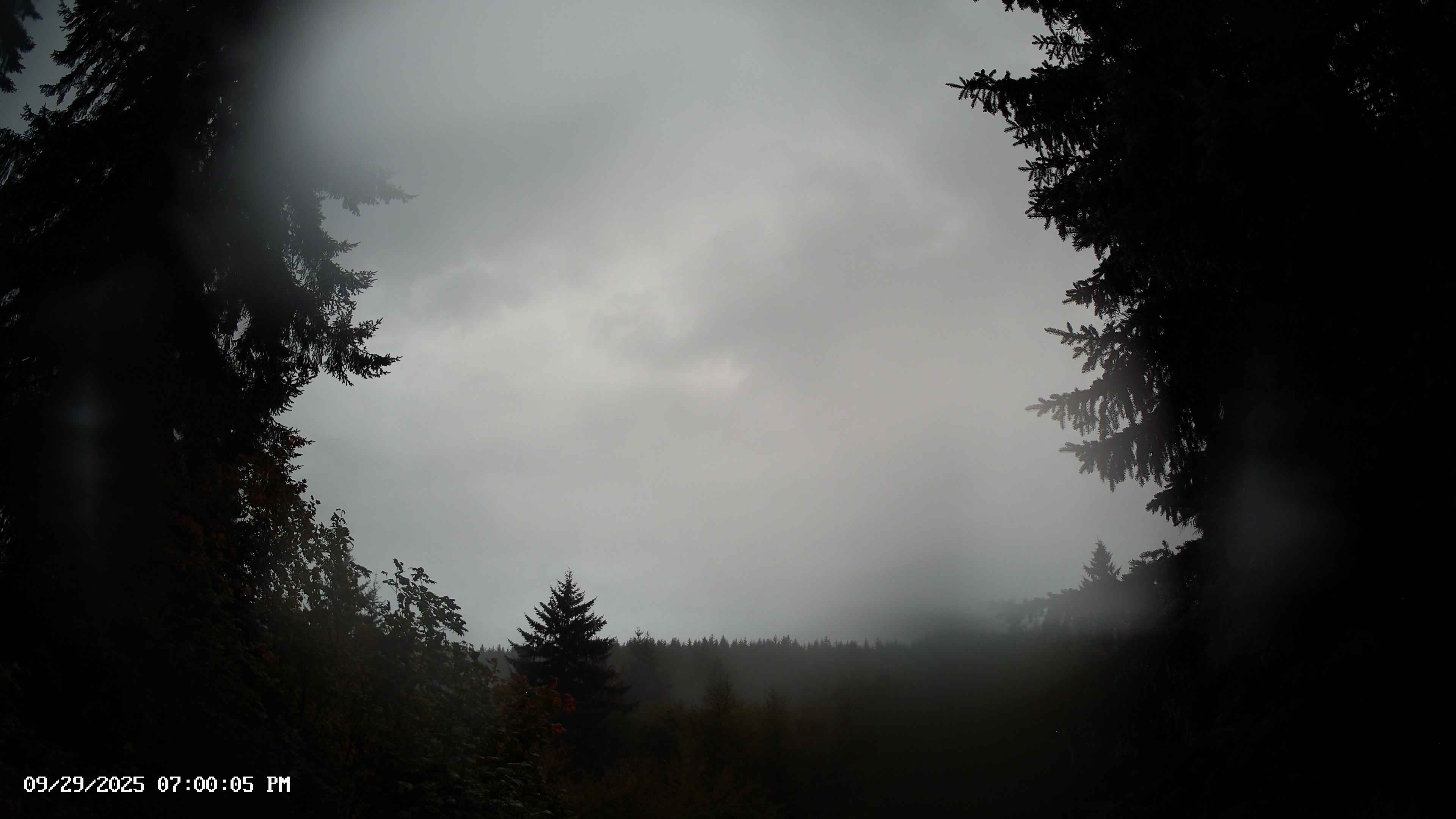 Pacific Northwest skyline timelapse on Sep 29, 2025 at 7:00 PM