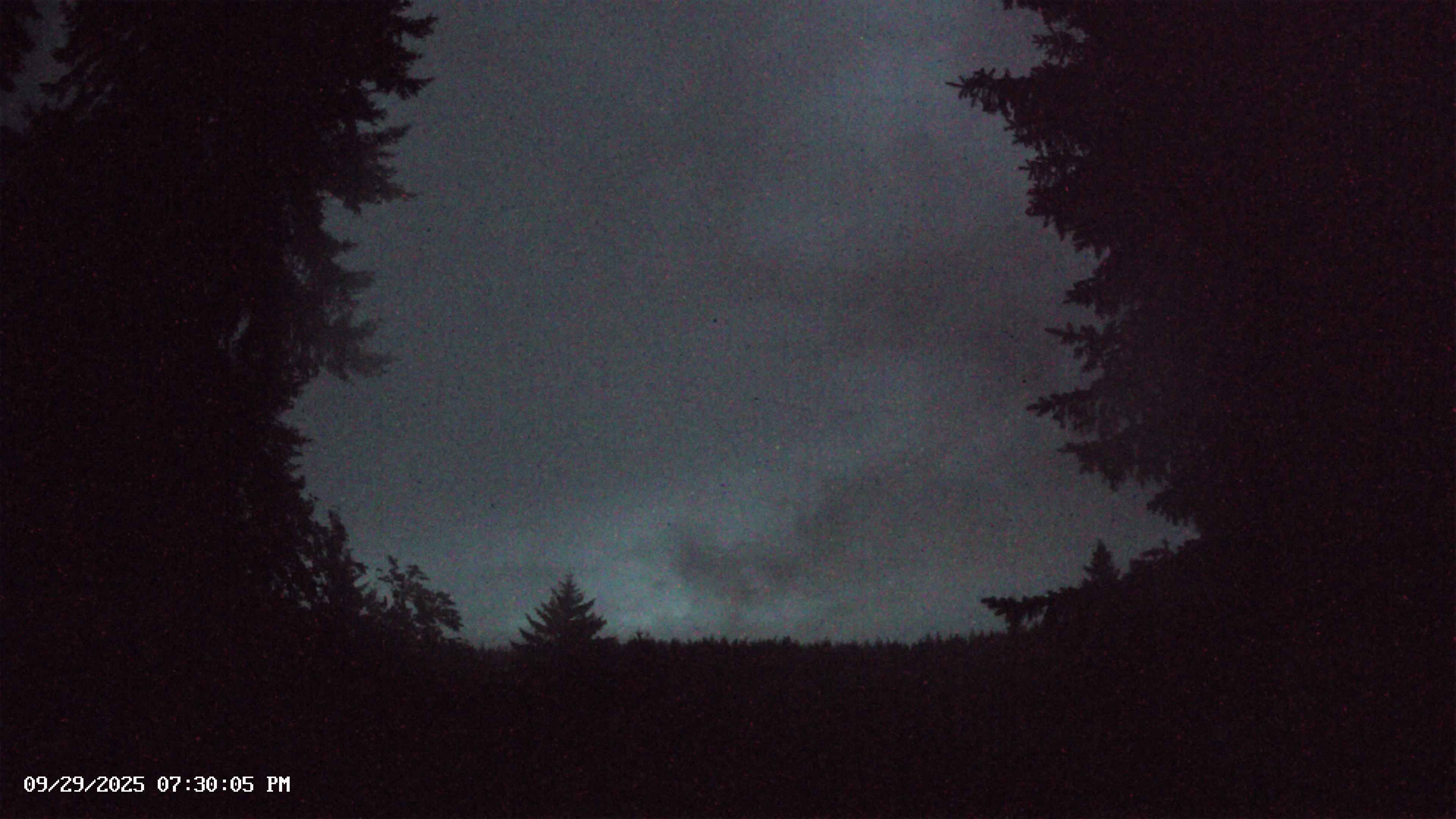 Pacific Northwest skyline timelapse on Sep 29, 2025 at 7:30 PM