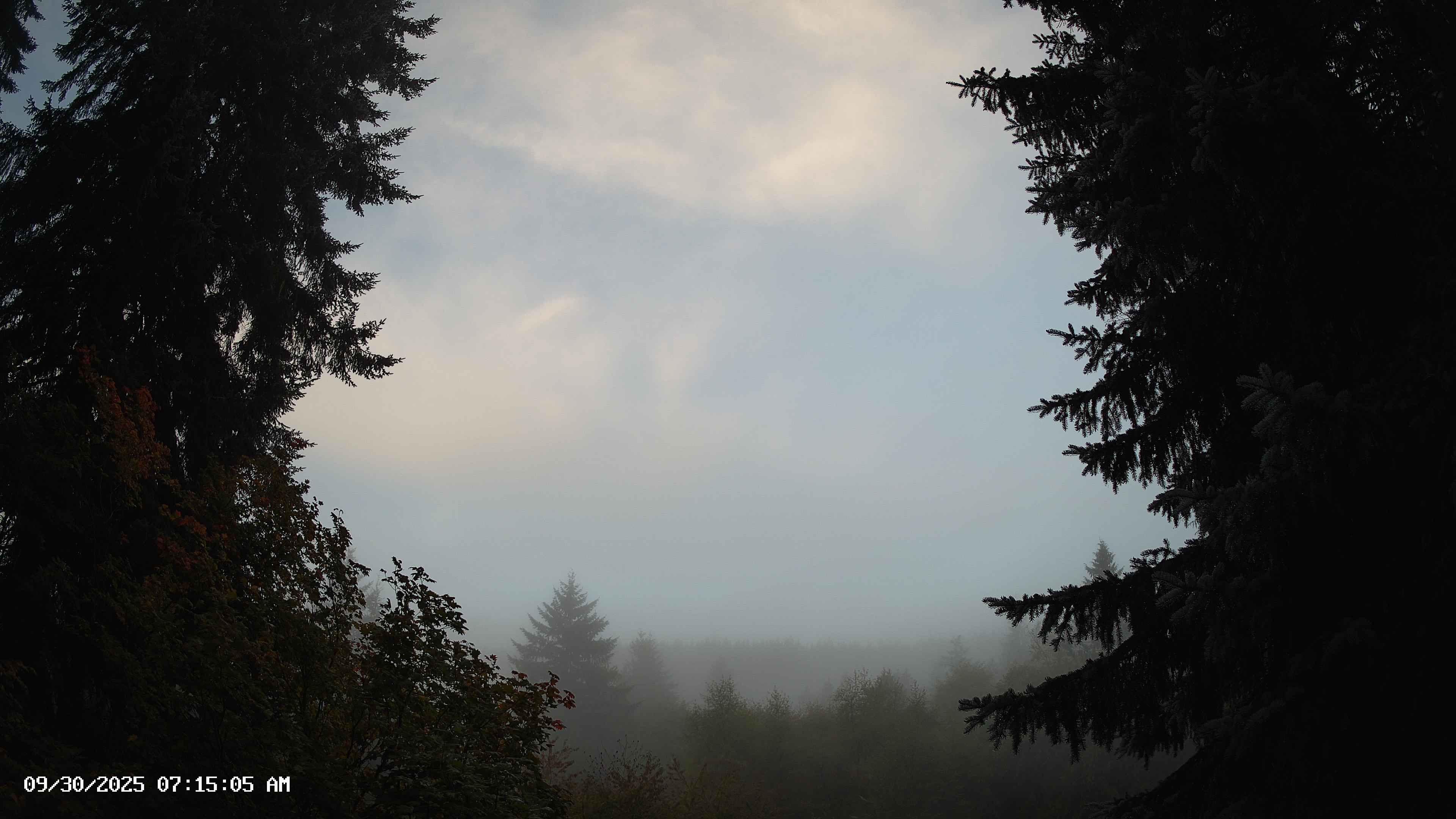 Pacific Northwest skyline timelapse on Sep 30, 2025 at 7:15 AM