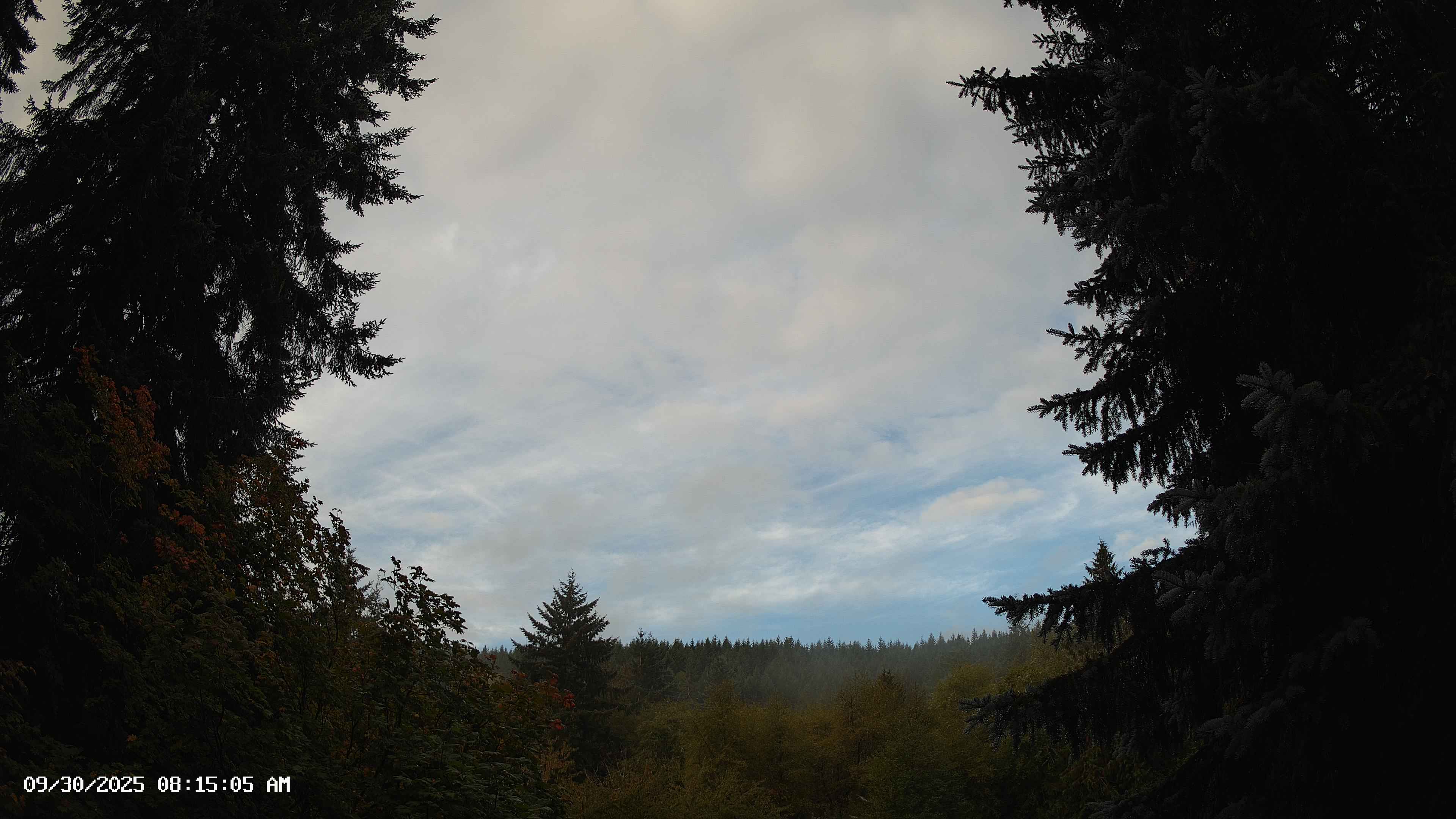 Pacific Northwest skyline timelapse on Sep 30, 2025 at 8:15 AM