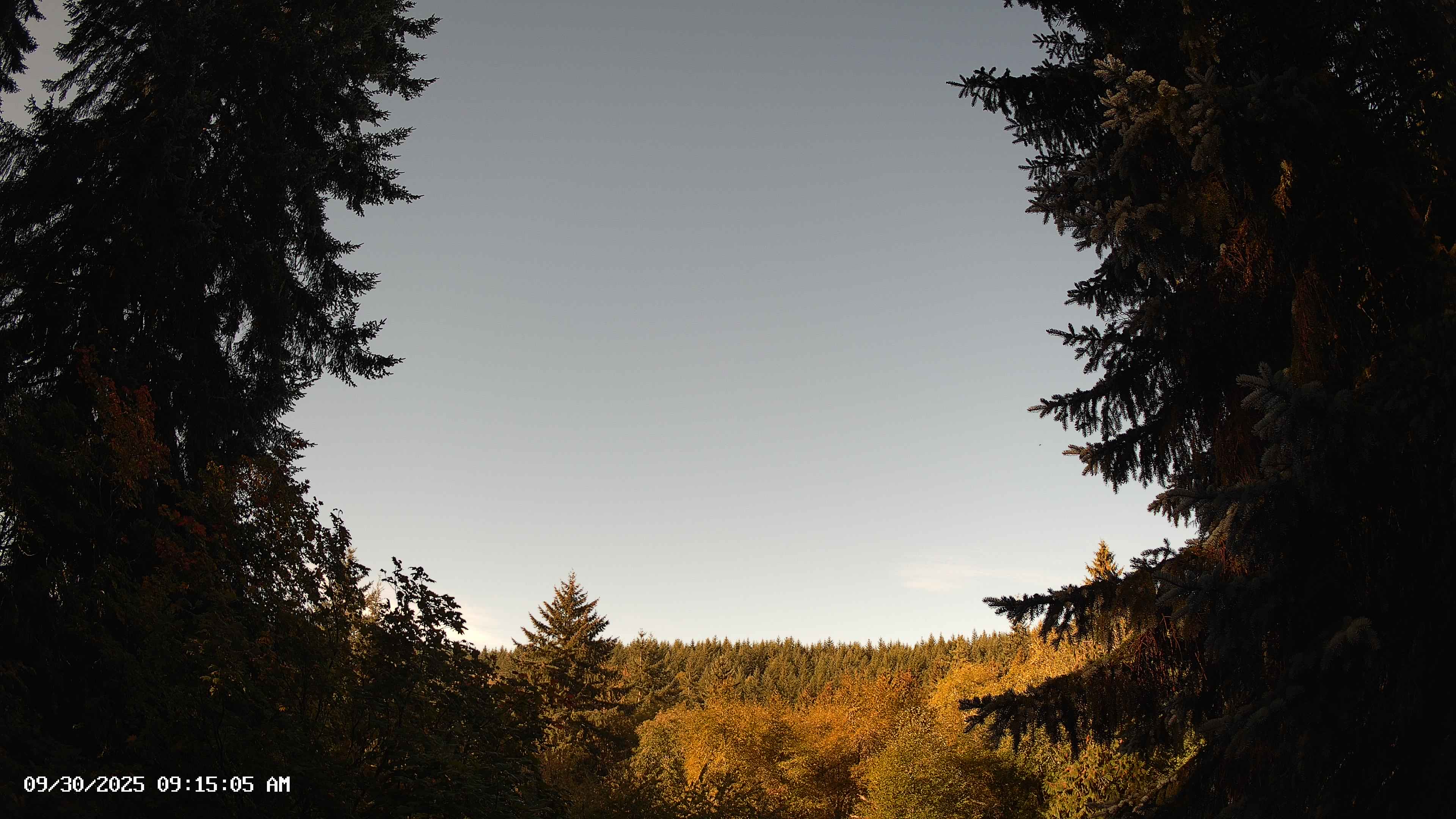 Pacific Northwest skyline timelapse on Sep 30, 2025 at 9:15 AM