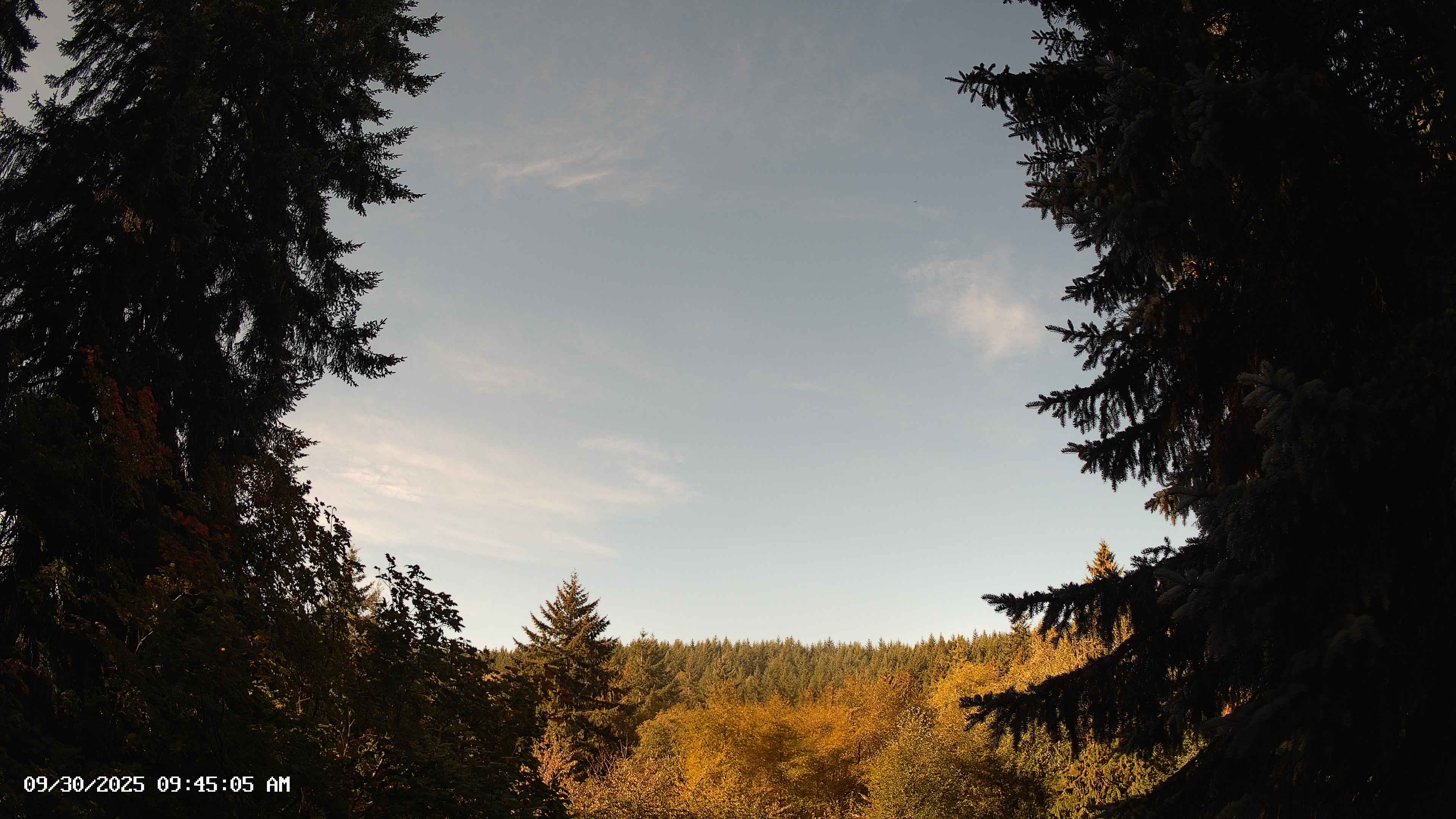 Pacific Northwest skyline timelapse on Sep 30, 2025 at 9:45 AM