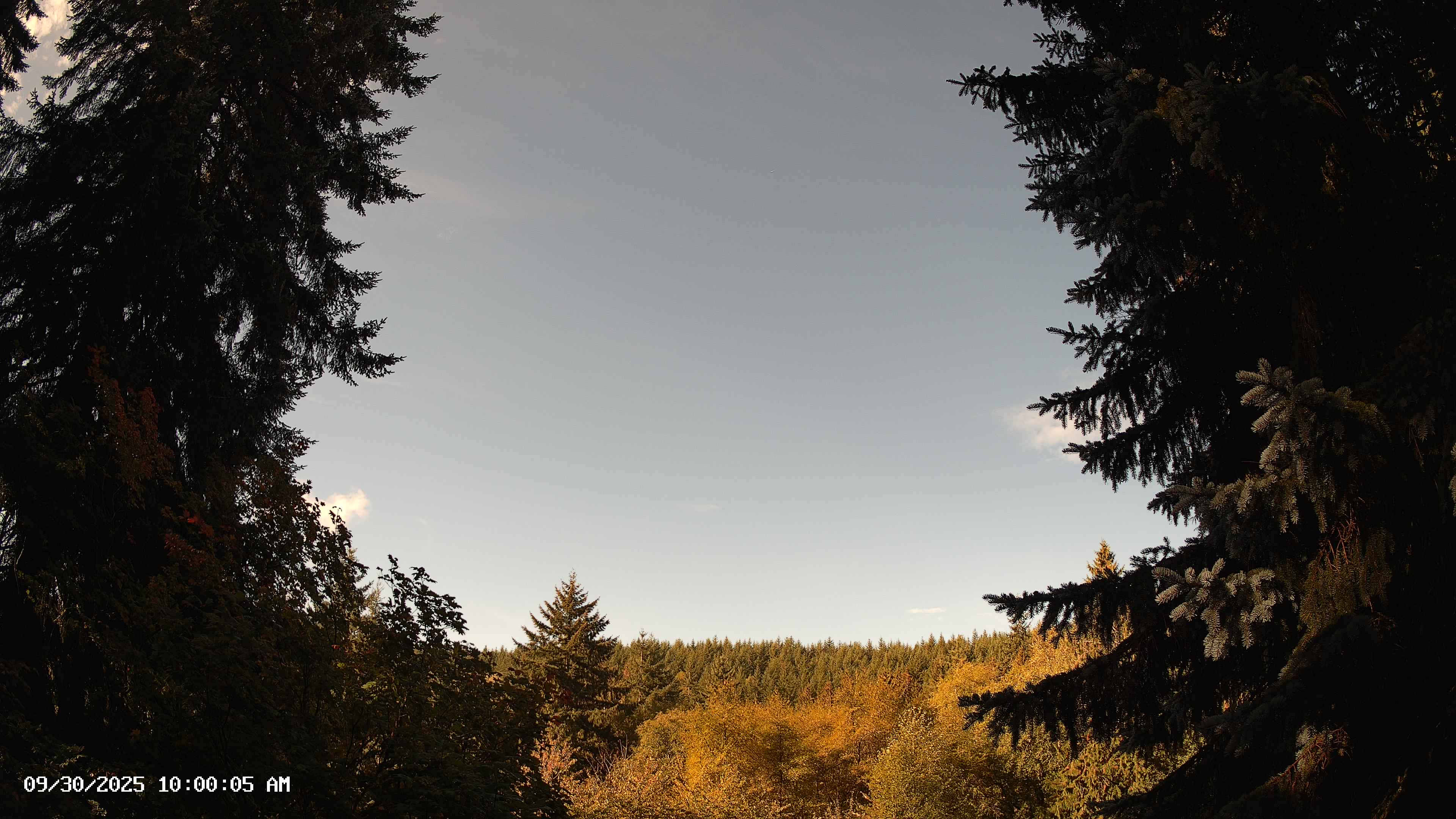 Pacific Northwest skyline timelapse on Sep 30, 2025 at 10:00 AM