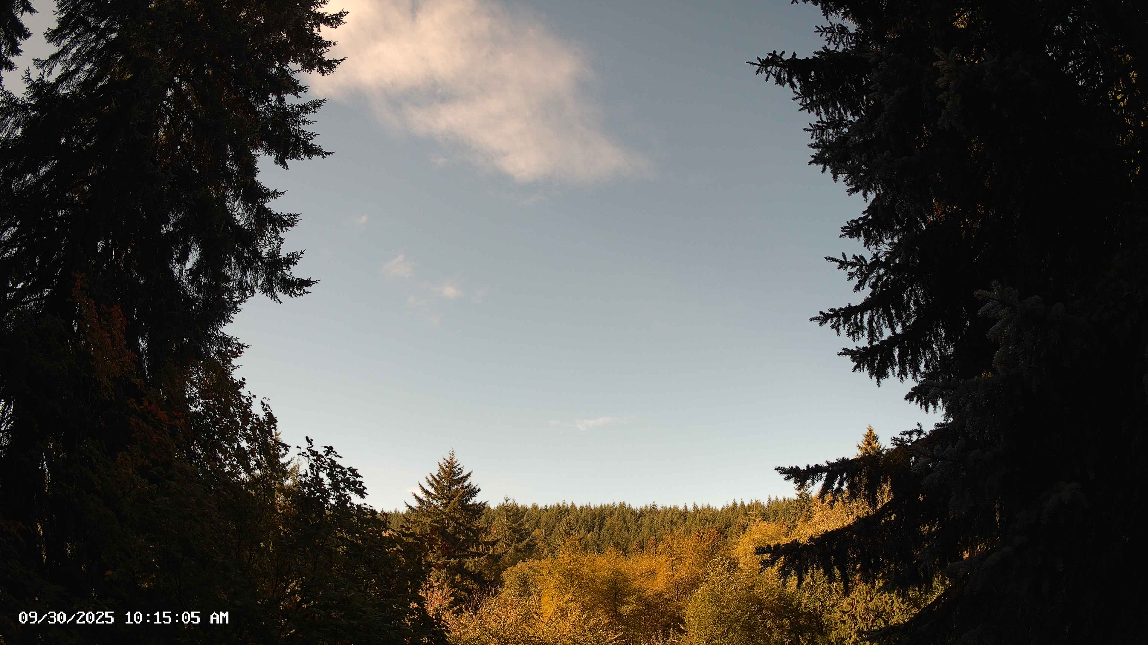 Pacific Northwest skyline timelapse on Sep 30, 2025 at 10:15 AM