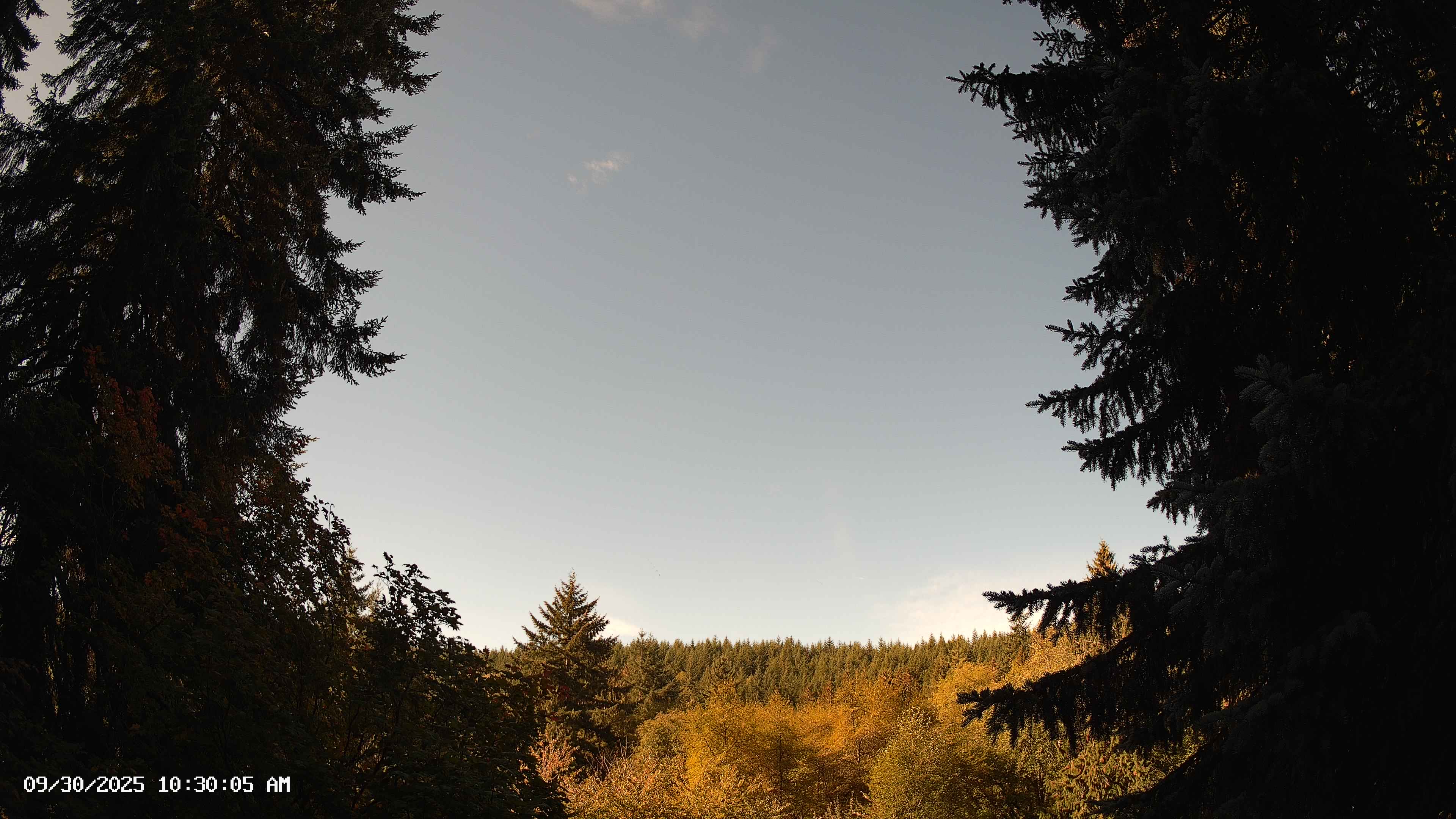 Pacific Northwest skyline timelapse on Sep 30, 2025 at 10:30 AM