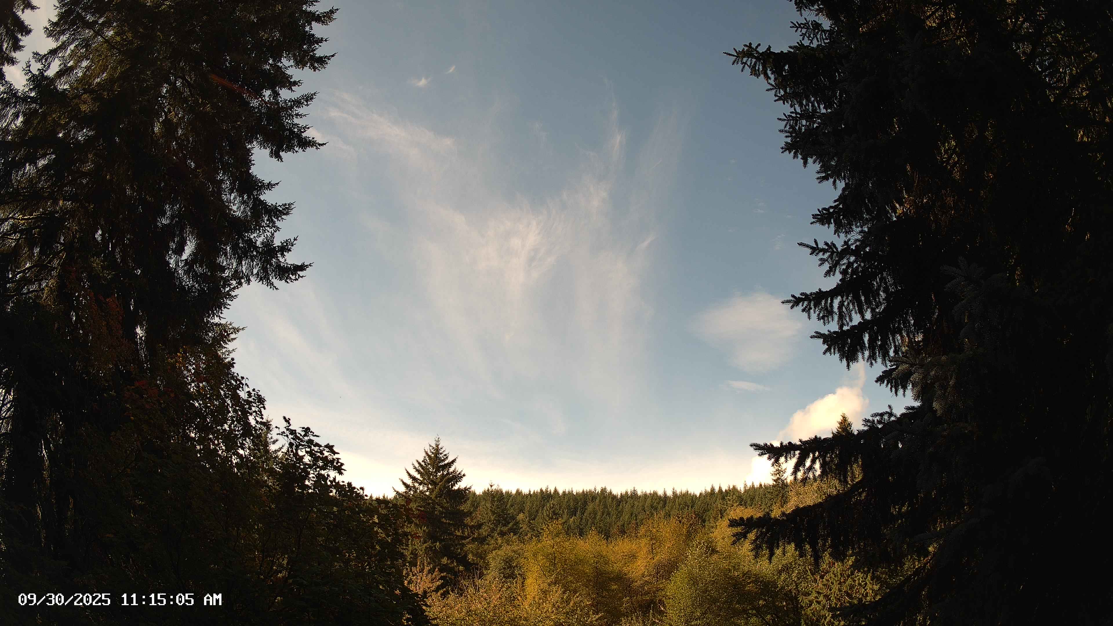 Pacific Northwest skyline timelapse on Sep 30, 2025 at 11:15 AM