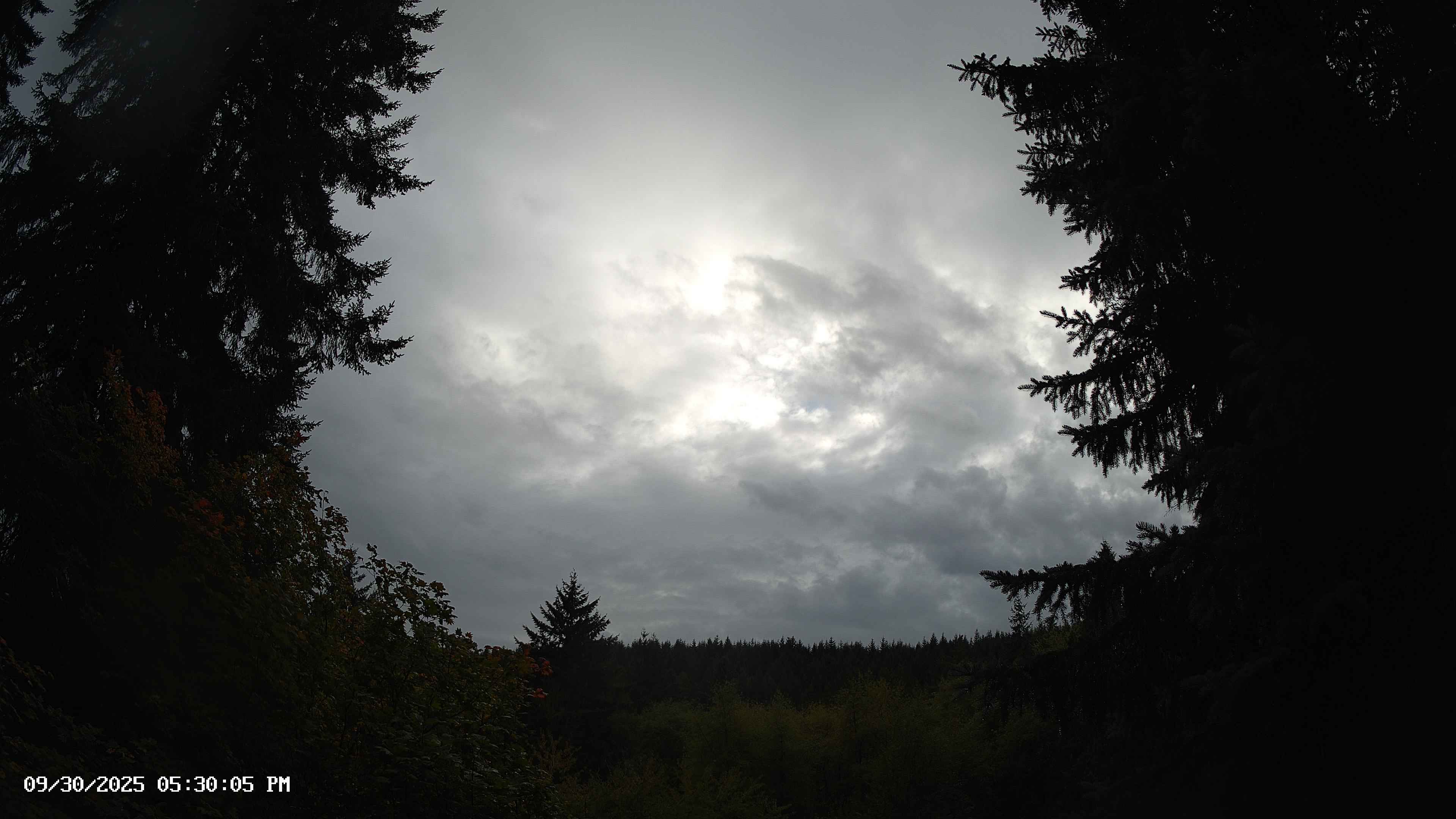 Pacific Northwest skyline timelapse on Sep 30, 2025 at 5:30 PM