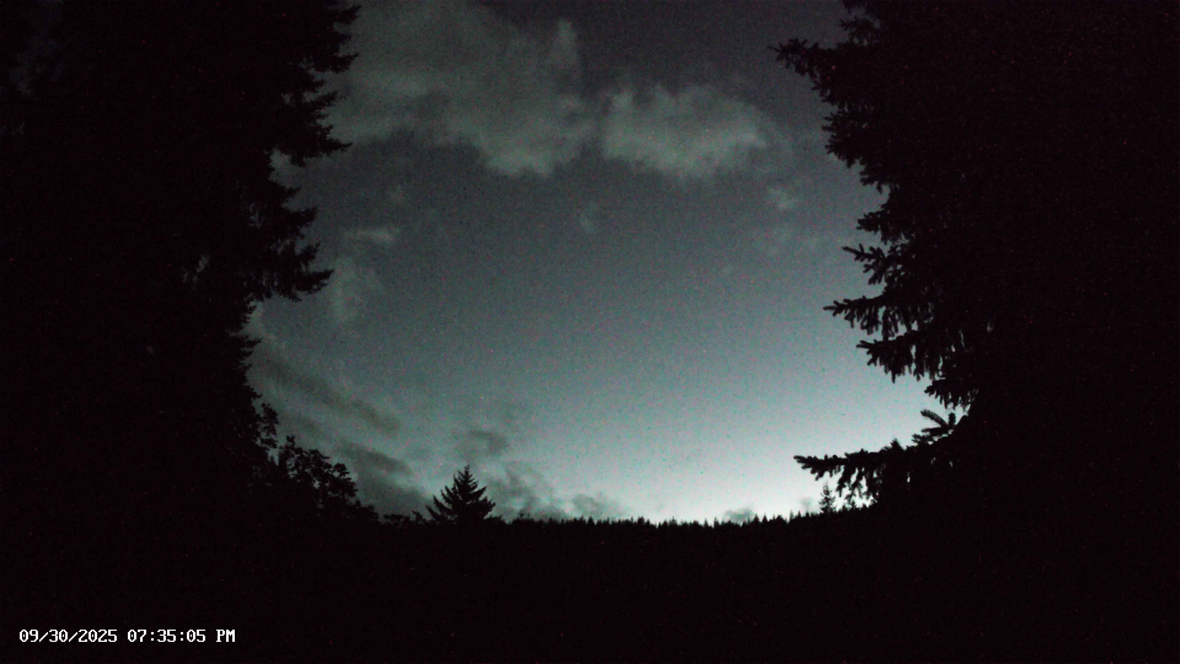 Pacific Northwest skyline timelapse on Sep 30, 2025 at 7:35 PM