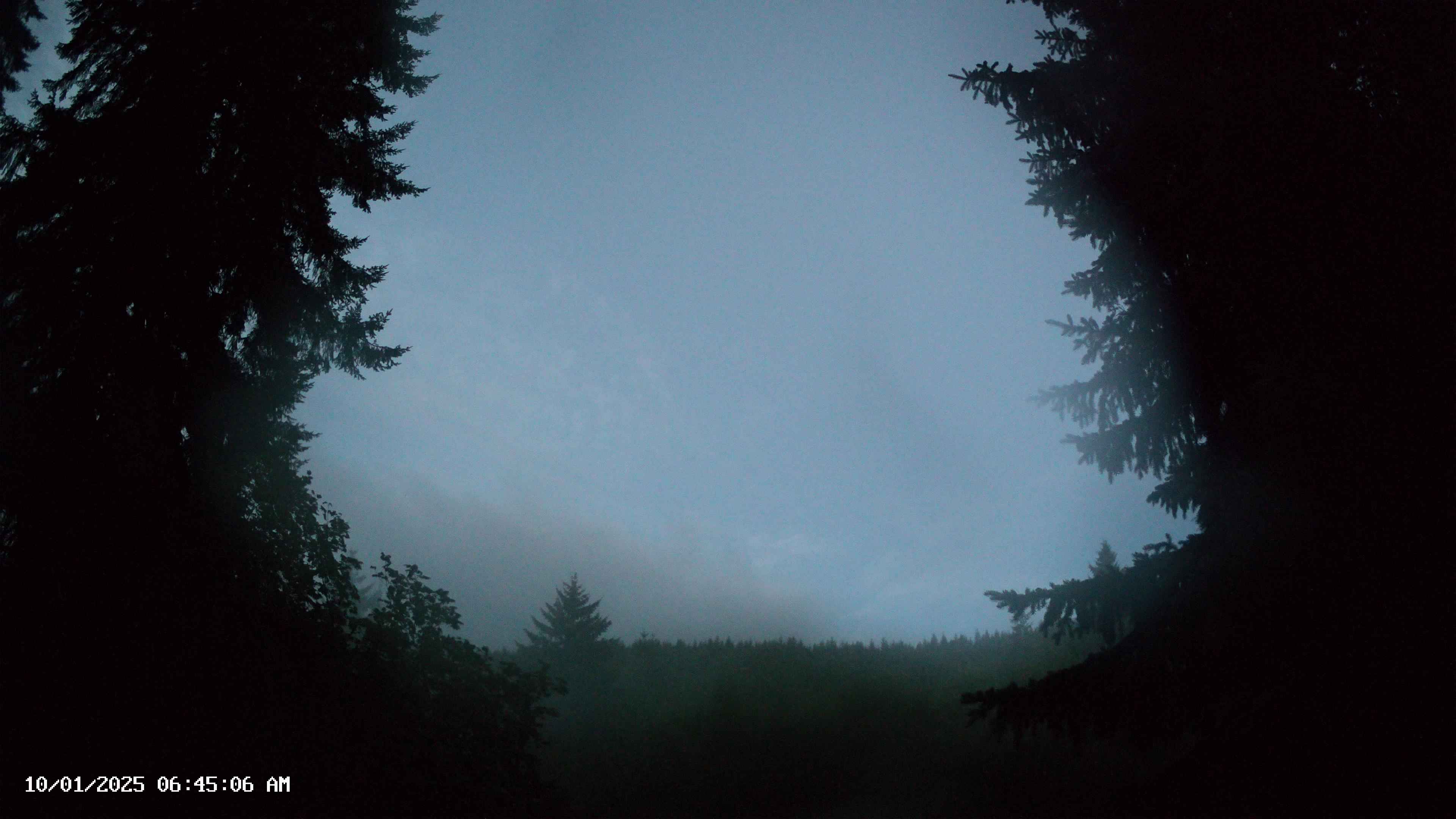 Pacific Northwest skyline timelapse on Oct 01, 2025 at 6:45 AM