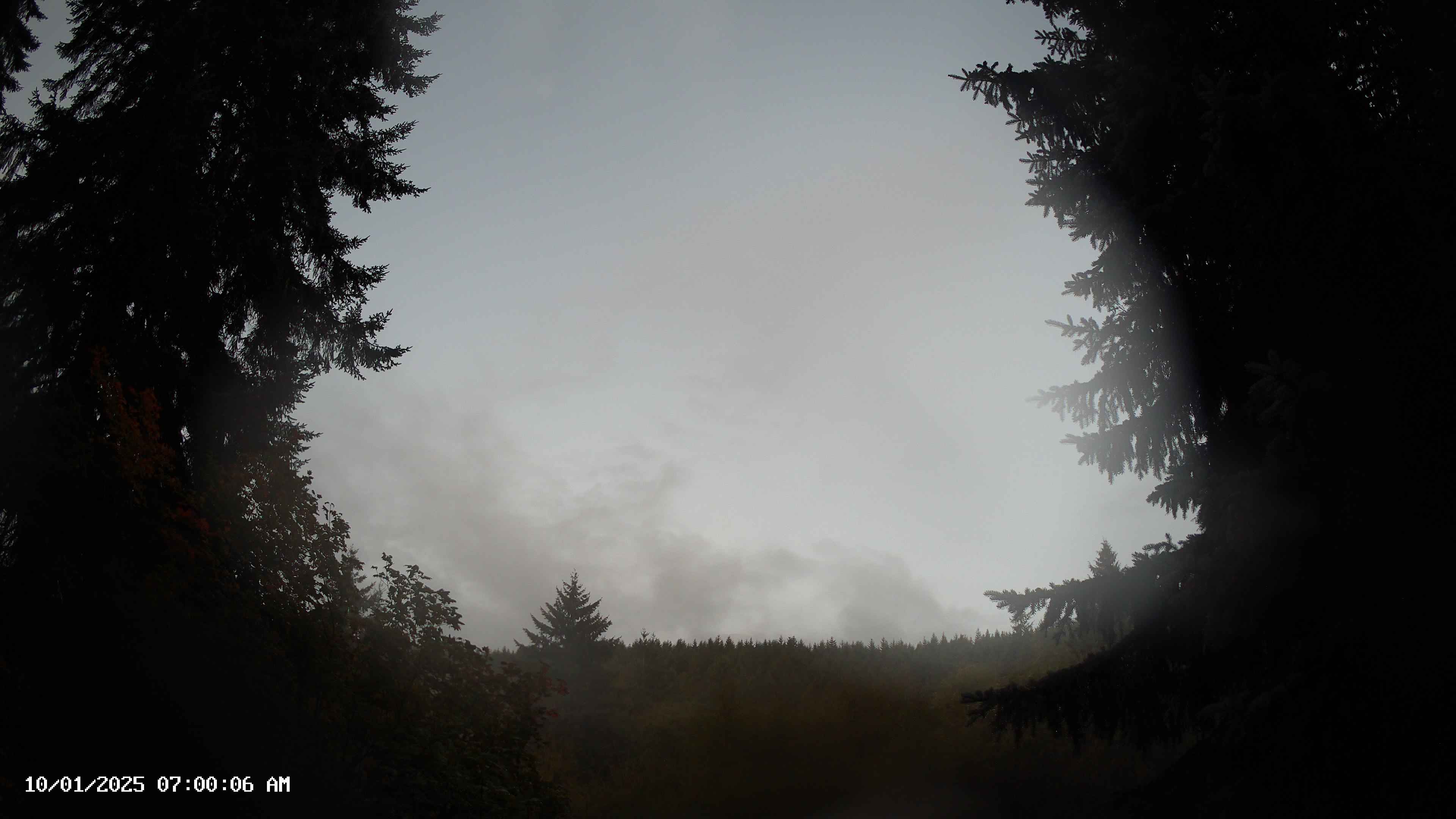 Pacific Northwest skyline timelapse on Oct 01, 2025 at 7:00 AM