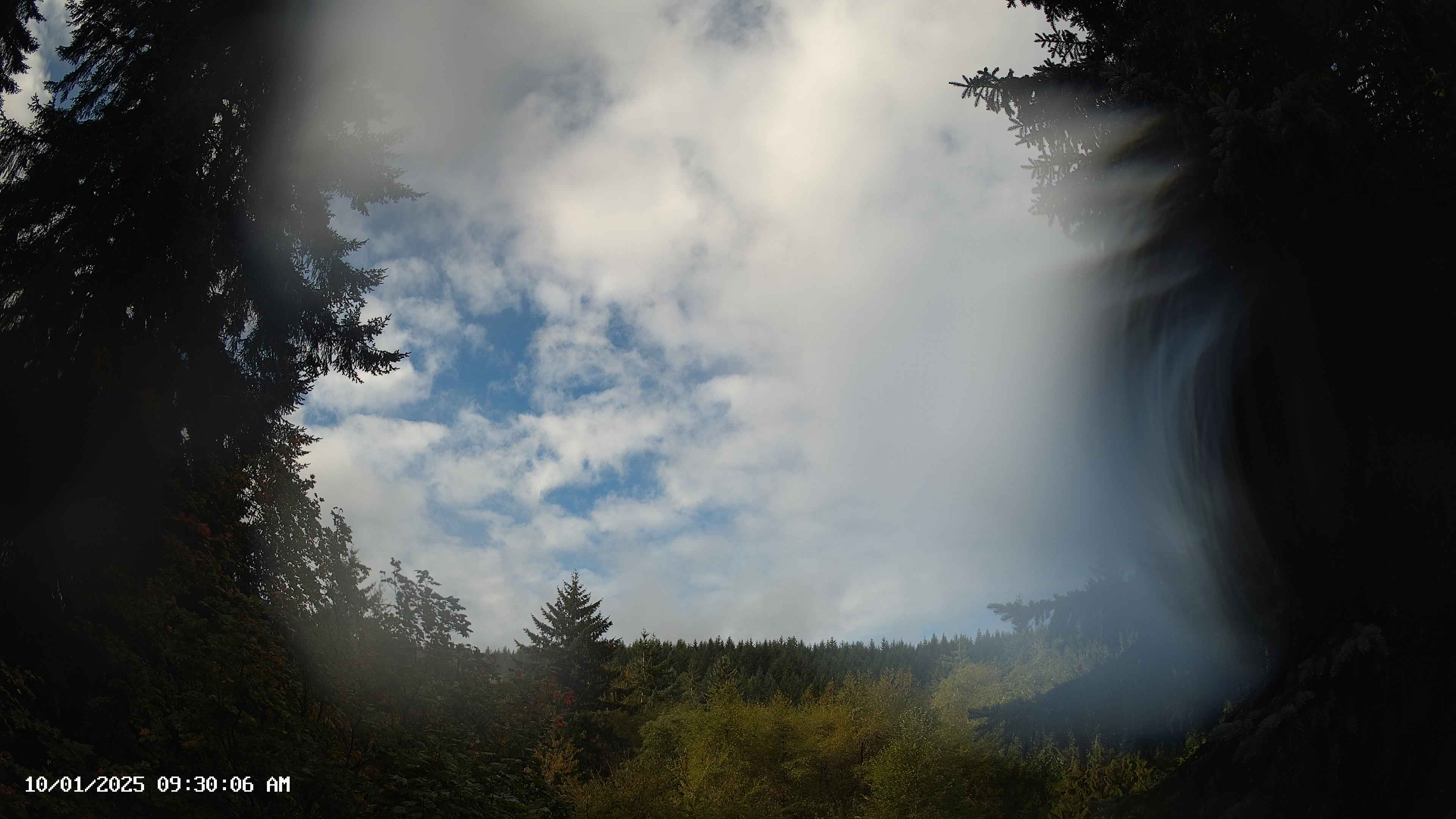 Pacific Northwest skyline timelapse on Oct 01, 2025 at 9:30 AM