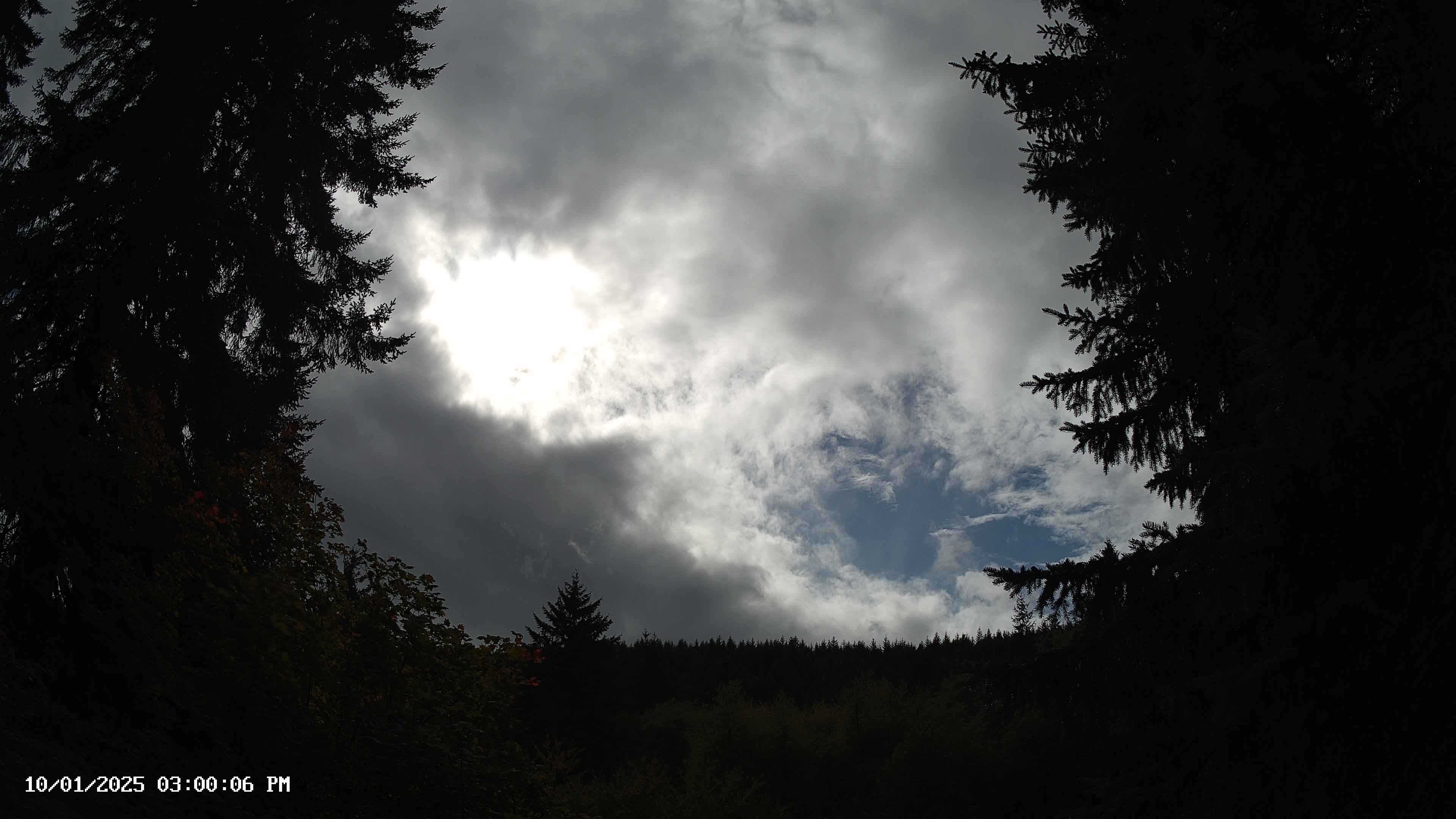 Pacific Northwest skyline timelapse on Oct 01, 2025 at 3:00 PM