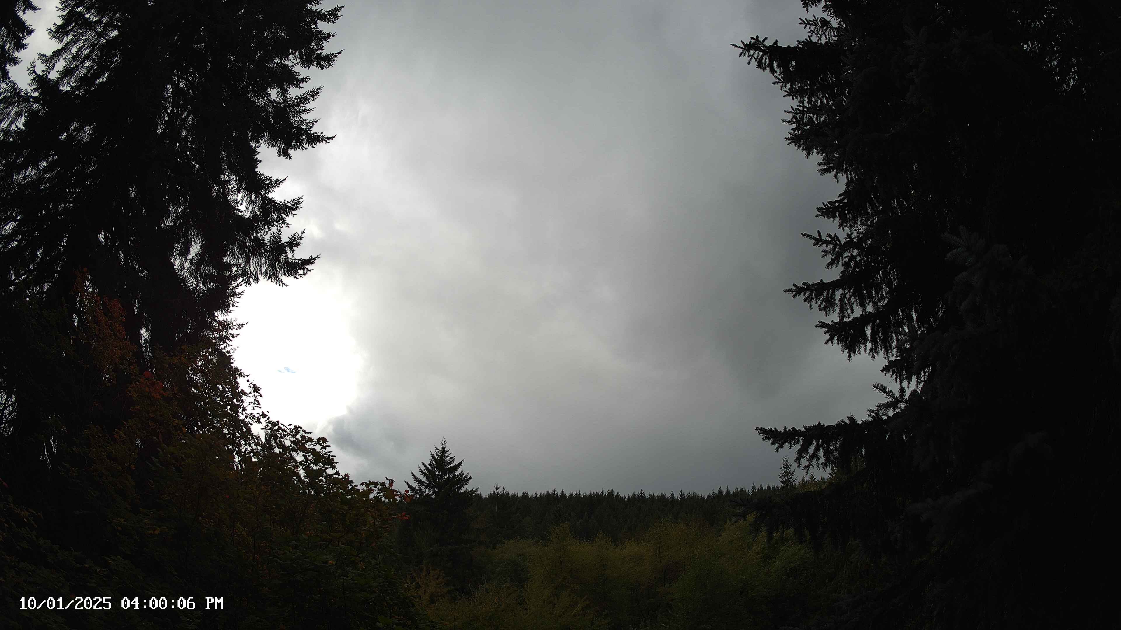 Pacific Northwest skyline timelapse on Oct 01, 2025 at 4:00 PM
