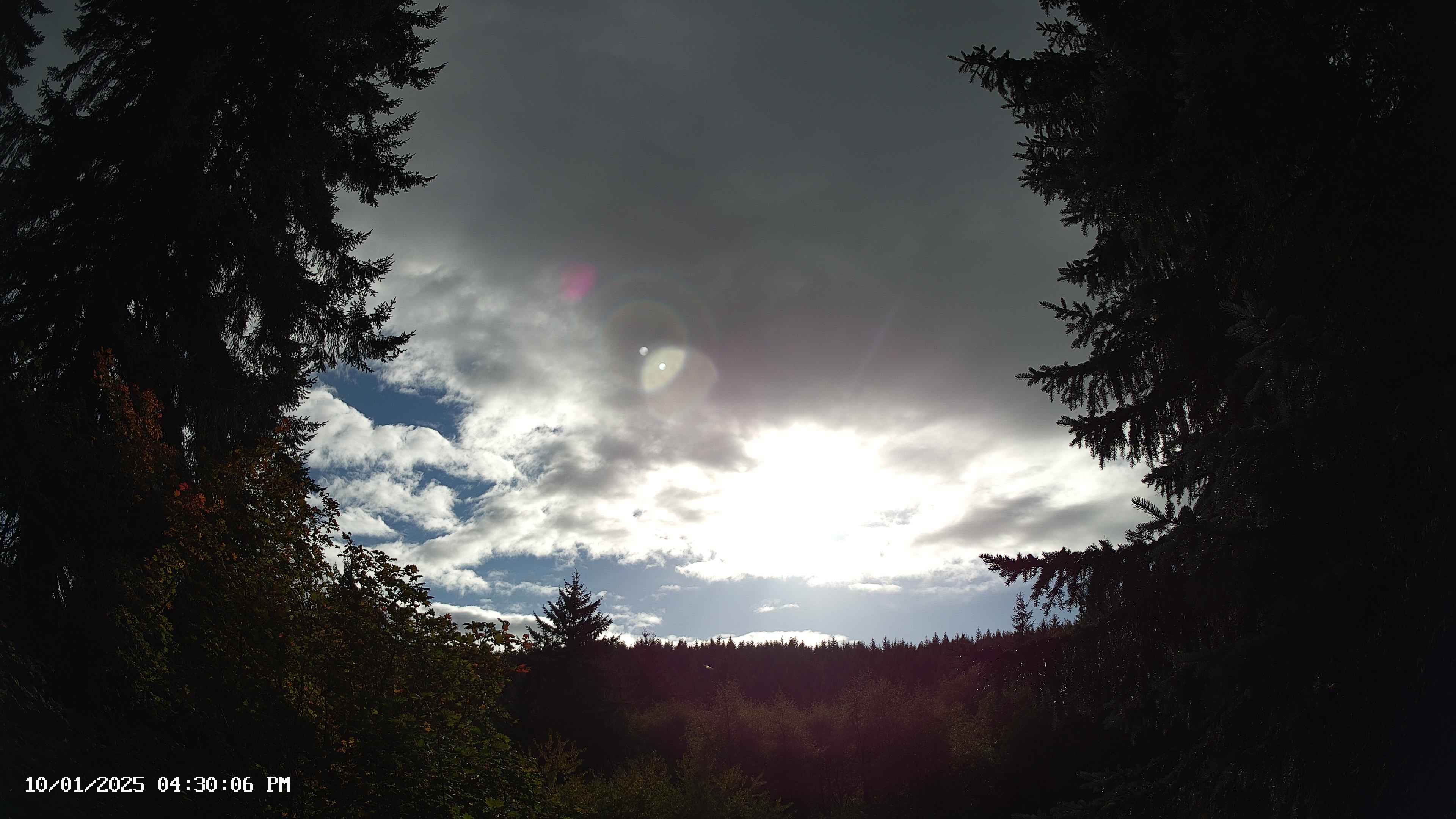 Pacific Northwest skyline timelapse on Oct 01, 2025 at 4:30 PM