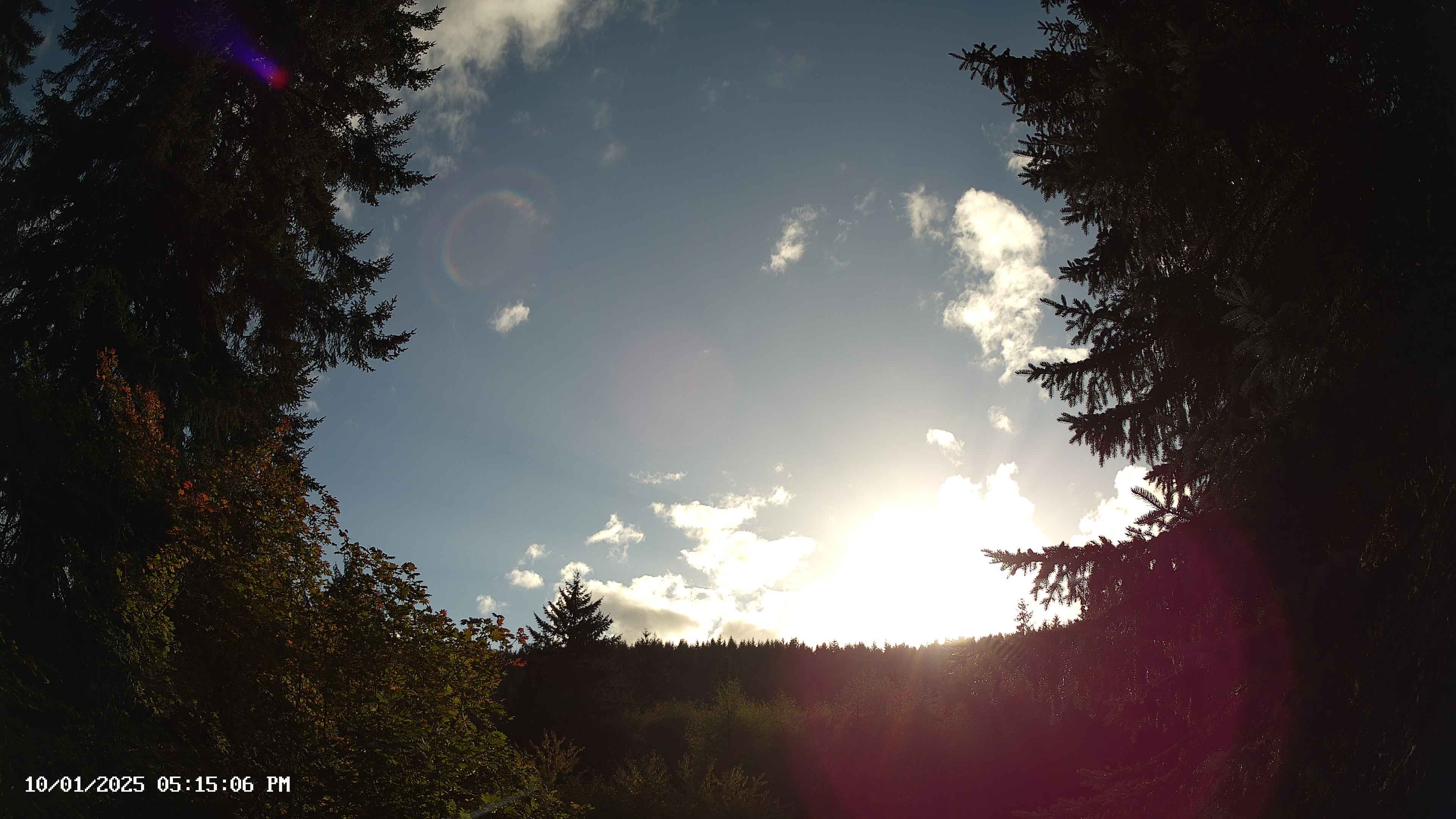 Pacific Northwest skyline timelapse on Oct 01, 2025 at 5:15 PM