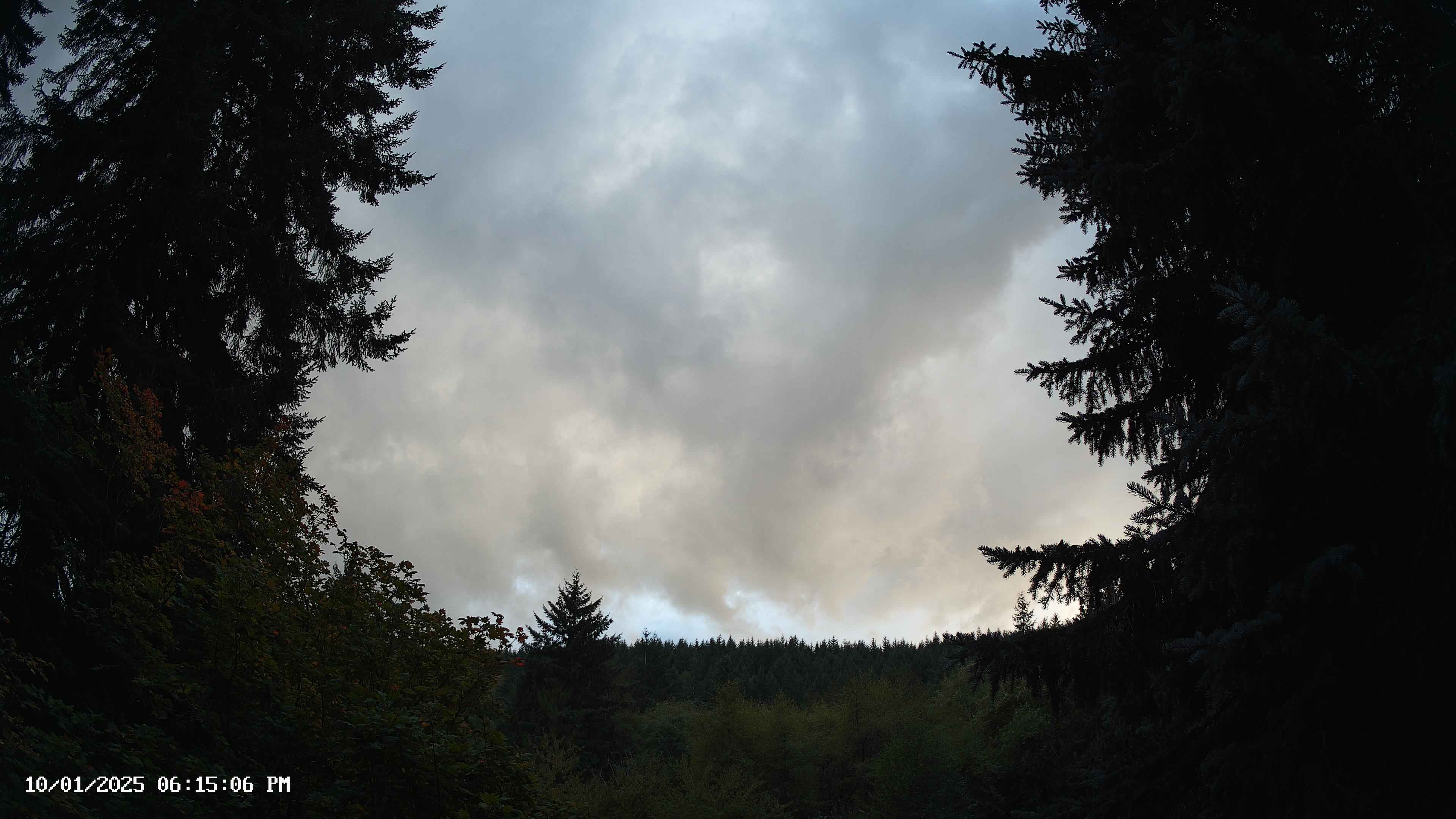 Pacific Northwest skyline timelapse on Oct 01, 2025 at 6:15 PM