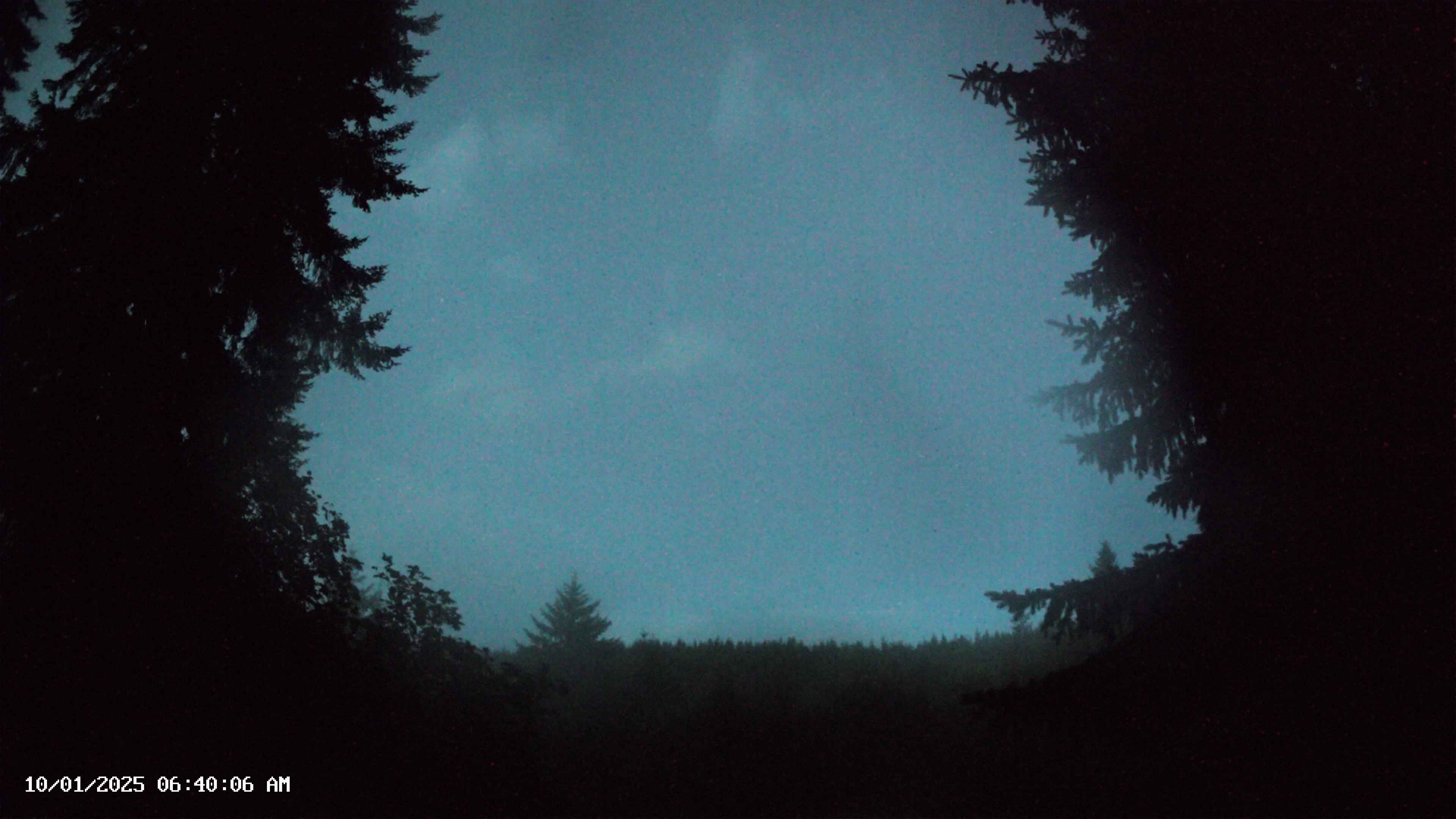 Pacific Northwest skyline timelapse on Oct 01, 2025 at 6:40 AM