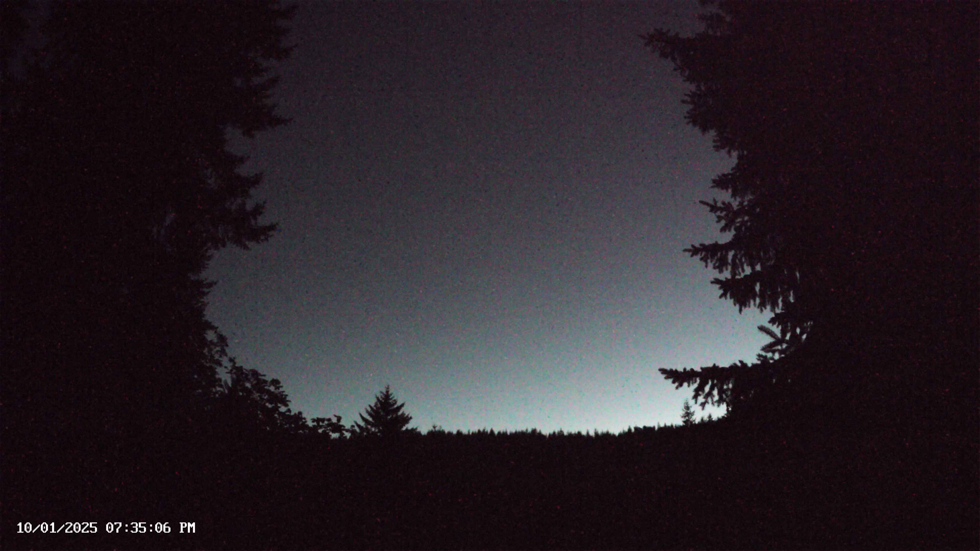 Pacific Northwest skyline timelapse on Oct 01, 2025 at 7:35 PM