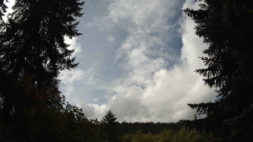 Pacific Northwest skyline timelapse on Oct 02, 2025 at 12:00 PM