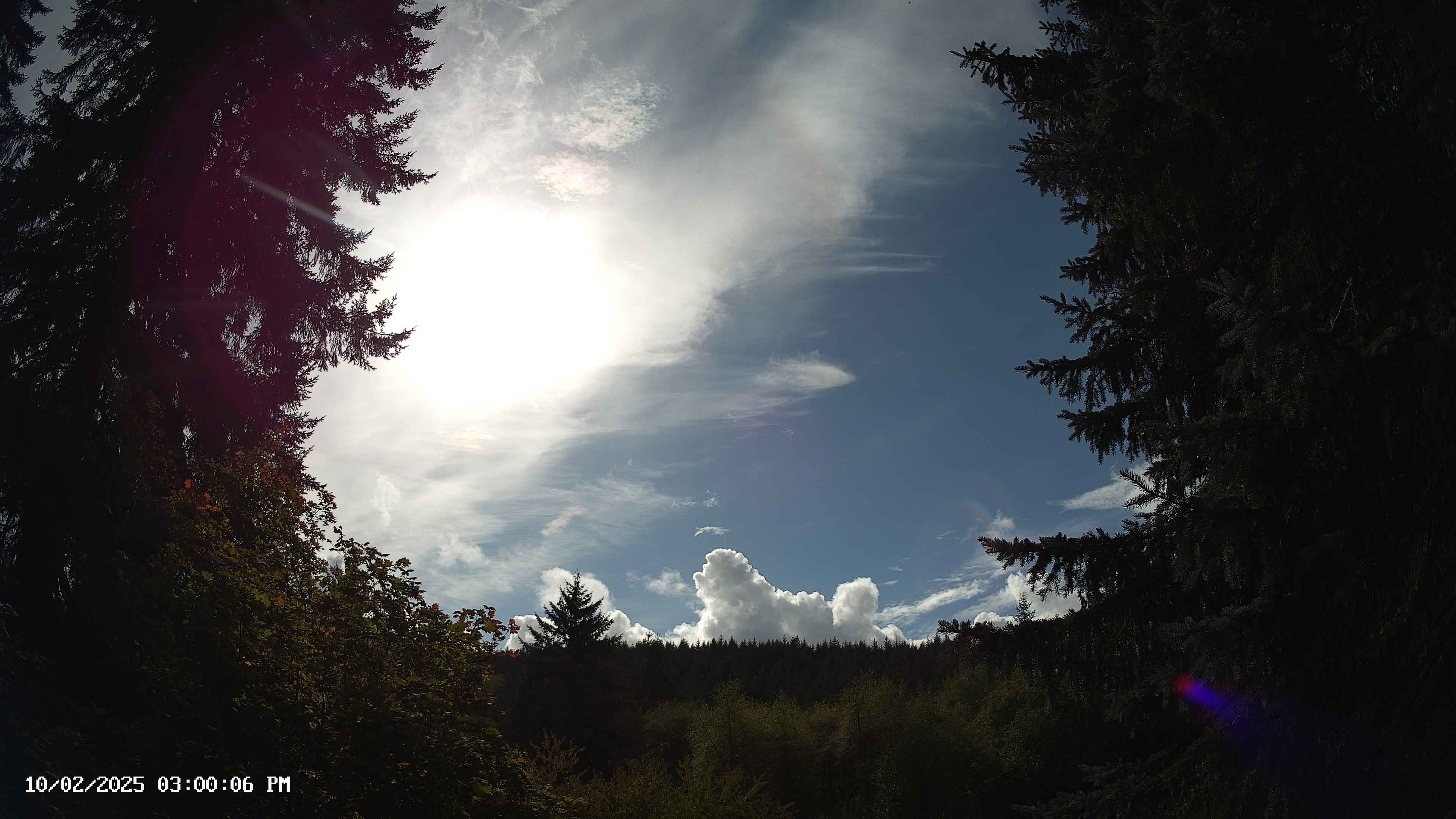 Pacific Northwest skyline timelapse on Oct 02, 2025 at 3:00 PM