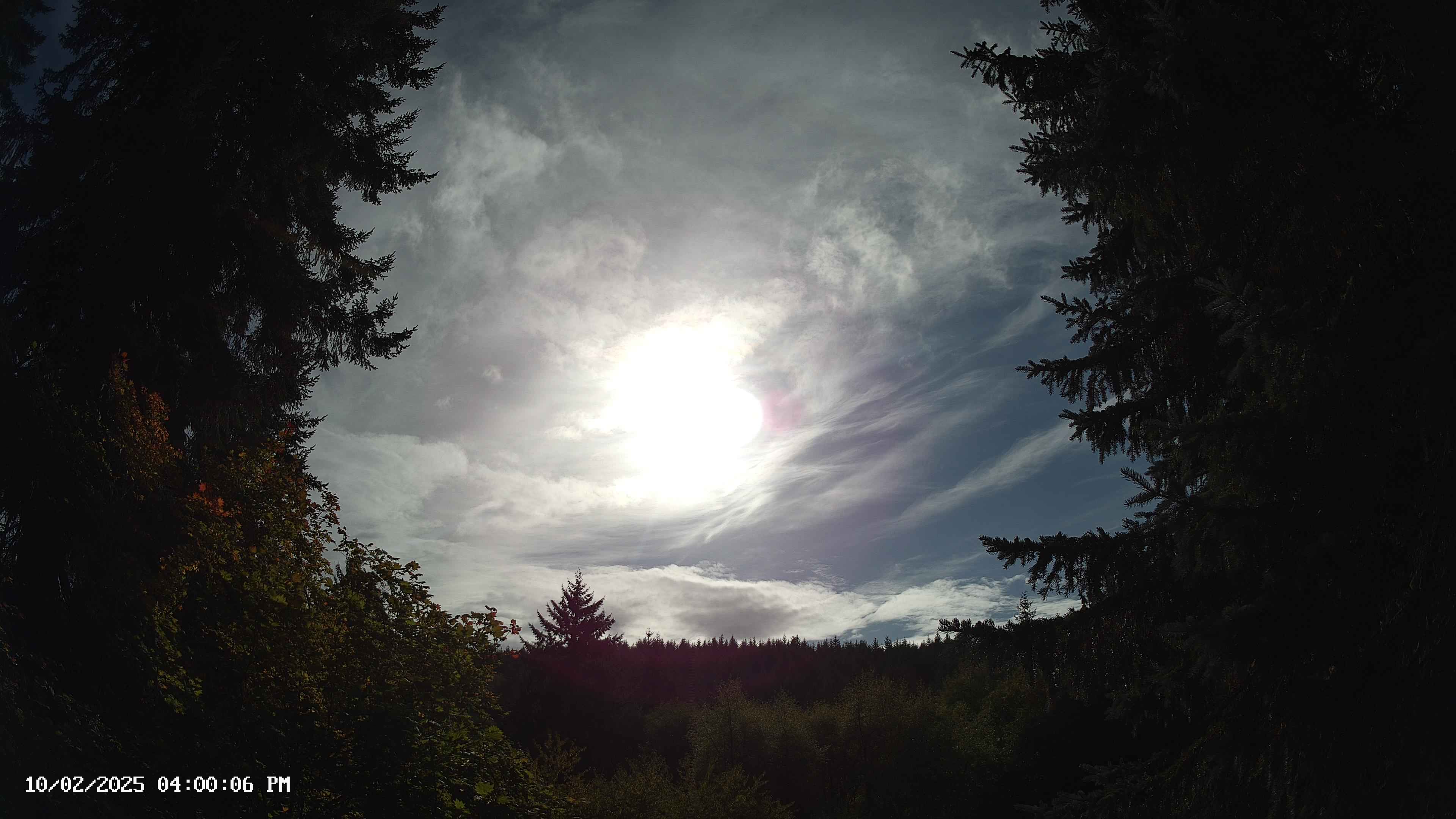 Pacific Northwest skyline timelapse on Oct 02, 2025 at 4:00 PM