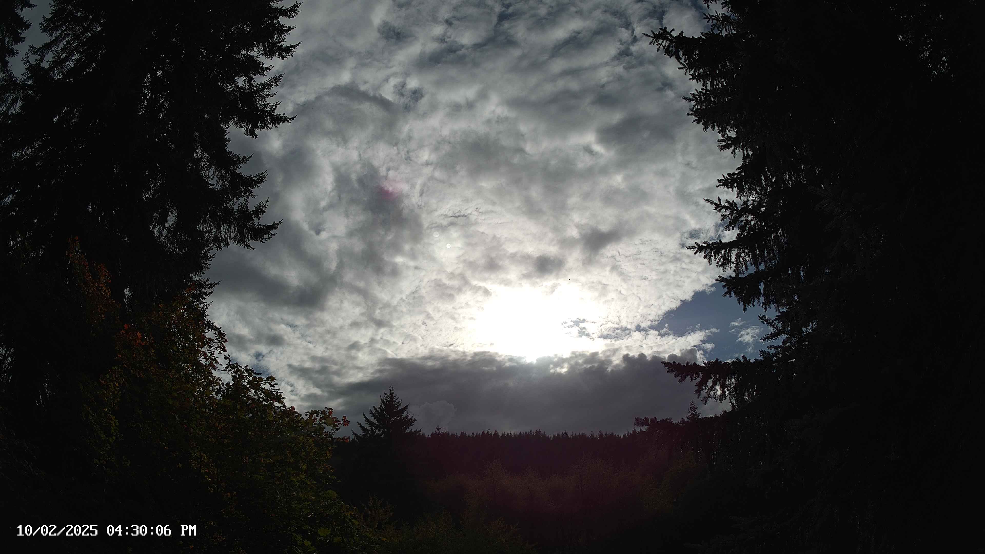 Pacific Northwest skyline timelapse on Oct 02, 2025 at 4:30 PM