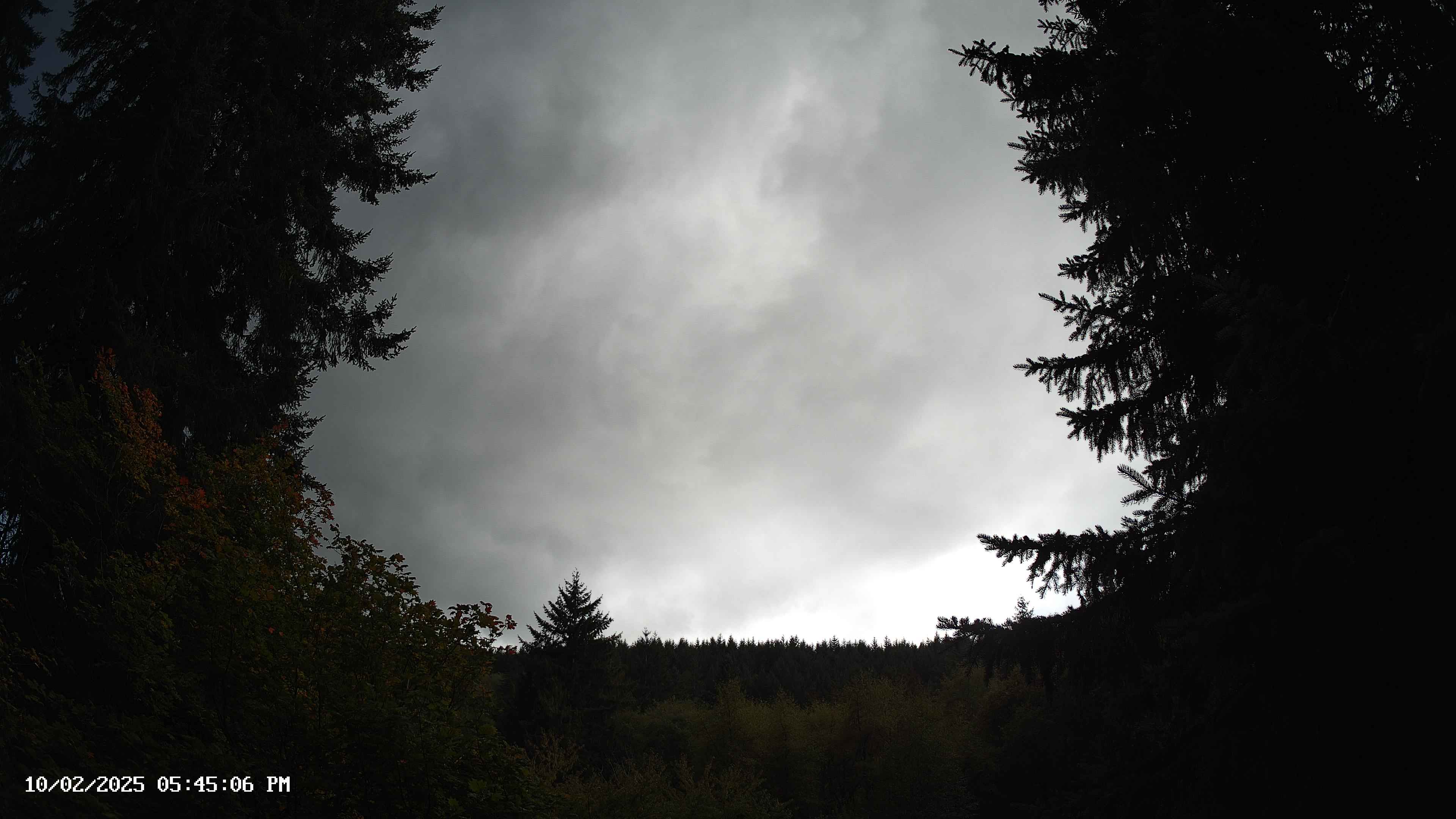 Pacific Northwest skyline timelapse on Oct 02, 2025 at 5:45 PM