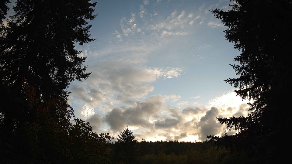 Pacific Northwest skyline timelapse on Oct 03, 2025 at 5:30 PM